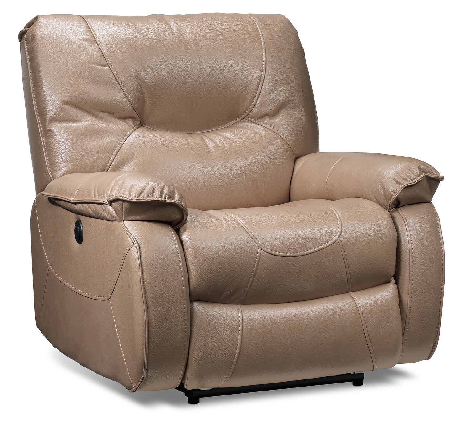 2 Pack Taupe Power Recliners with USB Ports - Comfortable Living Room Furniture for Home Theater & Relaxation
