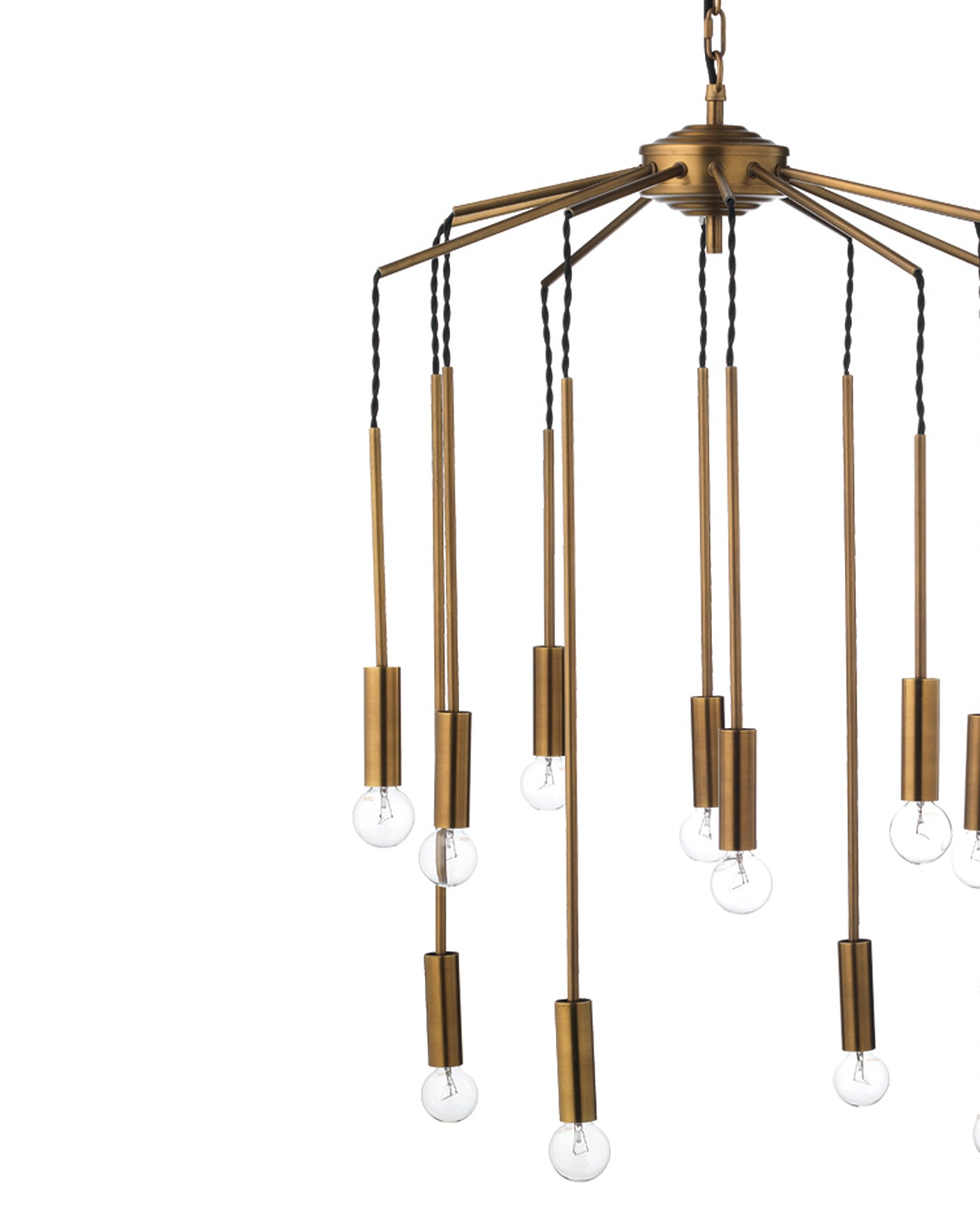 Elegant Cascade Chandelier - Modern Crystal Ceiling Light Fixture for Dining Room, Living Room & Bedroom | Perfect for Home Decor & Wedding Venues