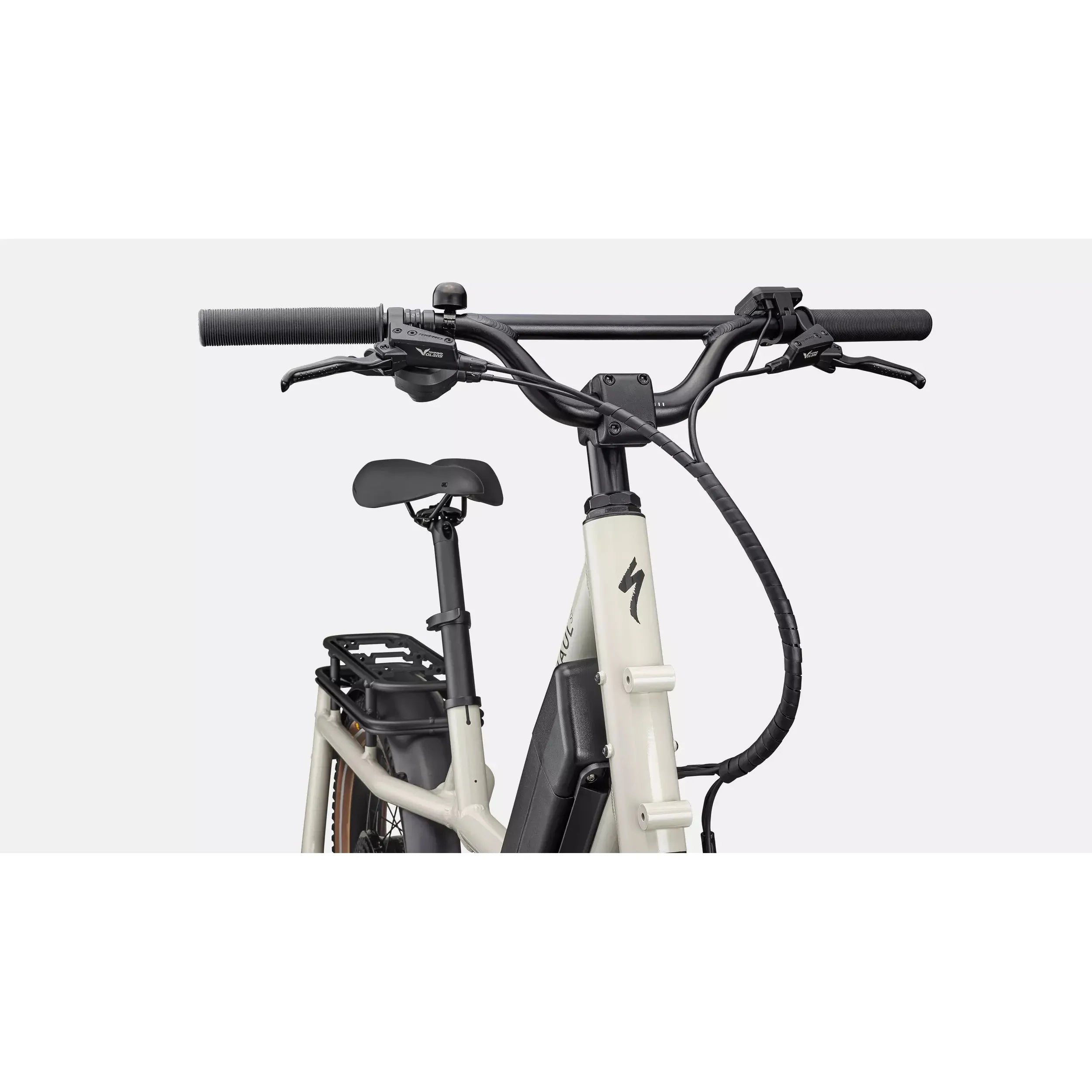 Specialized Globe Haul ST Electric Bike - White Mountain Gloss Finish | Includes FREE Spare Battery | Perfect for Urban Commuting & Off-Road Adventures