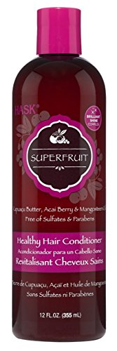 Hask Superfruit Deep Conditioner for Healthy Hair - 12 Ounce (355ml) - 2 Pack - Sulfate Free & Paraben Free - Perfect for Dry, Damaged Hair & Scalp Care - Use After Shampoo for Soft, Shiny Hair