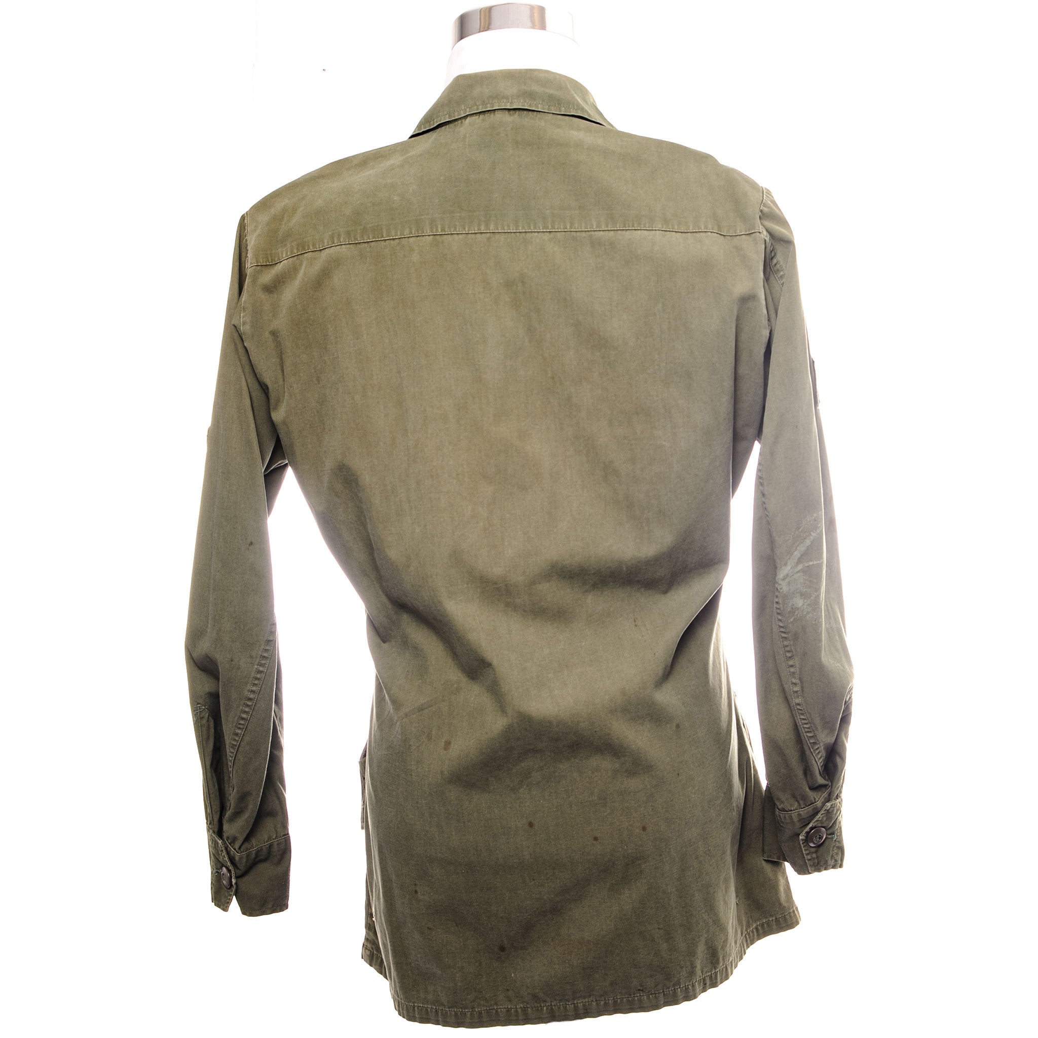 Vintage US Army 5th Pattern Tropical Combat Jacket - Ripstop Fabric - Vietnam War Era (1967) - 25th Infantry Division Sergeant - Military Collectible & Outdoor Adventure Gear