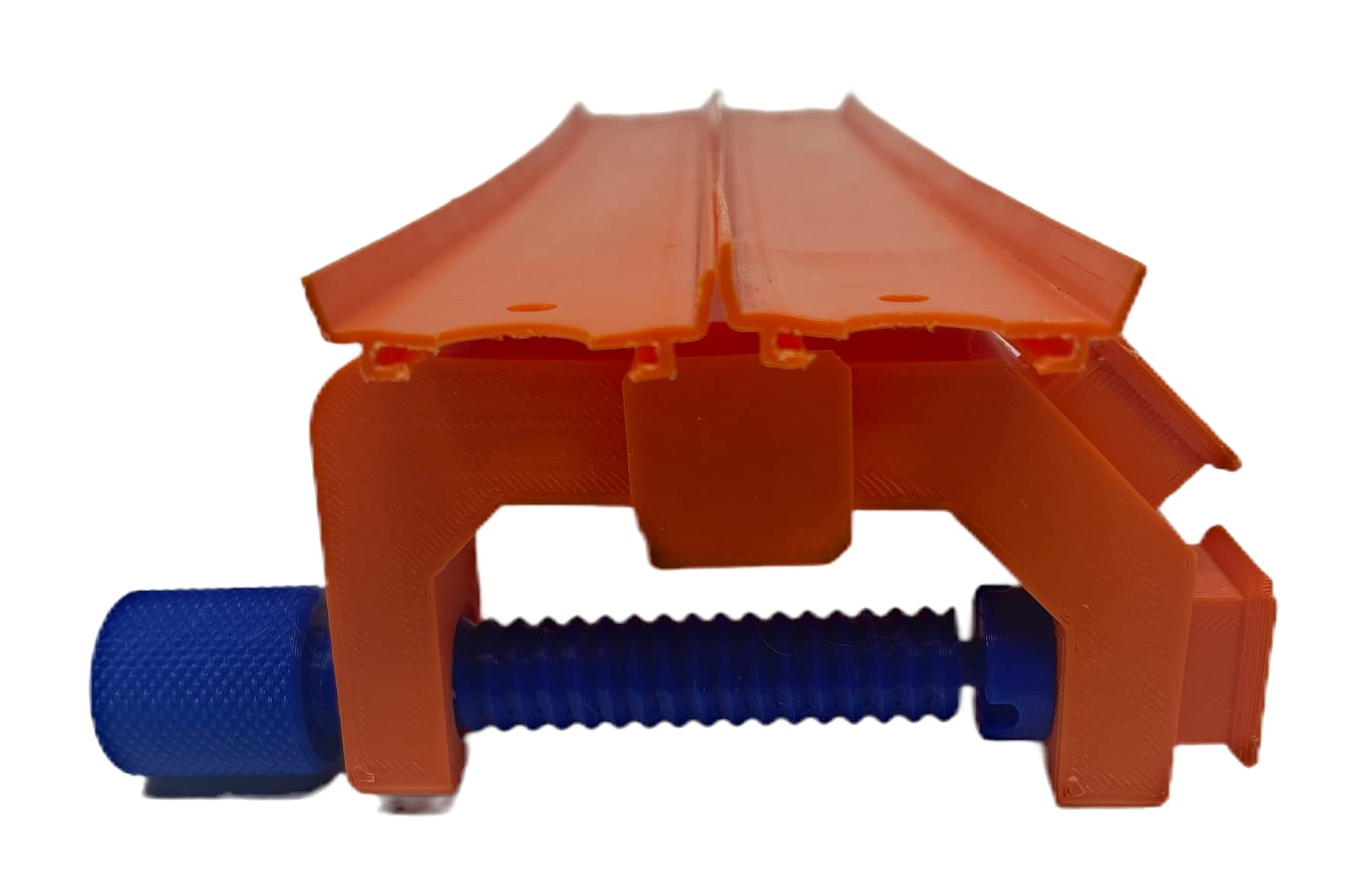 Hot Wheels Track Clamp - Orange & Blue Track Connector for Hot Wheels Cars | Durable Plastic Clips for Building Custom Race Tracks | Perfect for Kids Playroom, Birthday Gifts & DIY Car Racing Sets