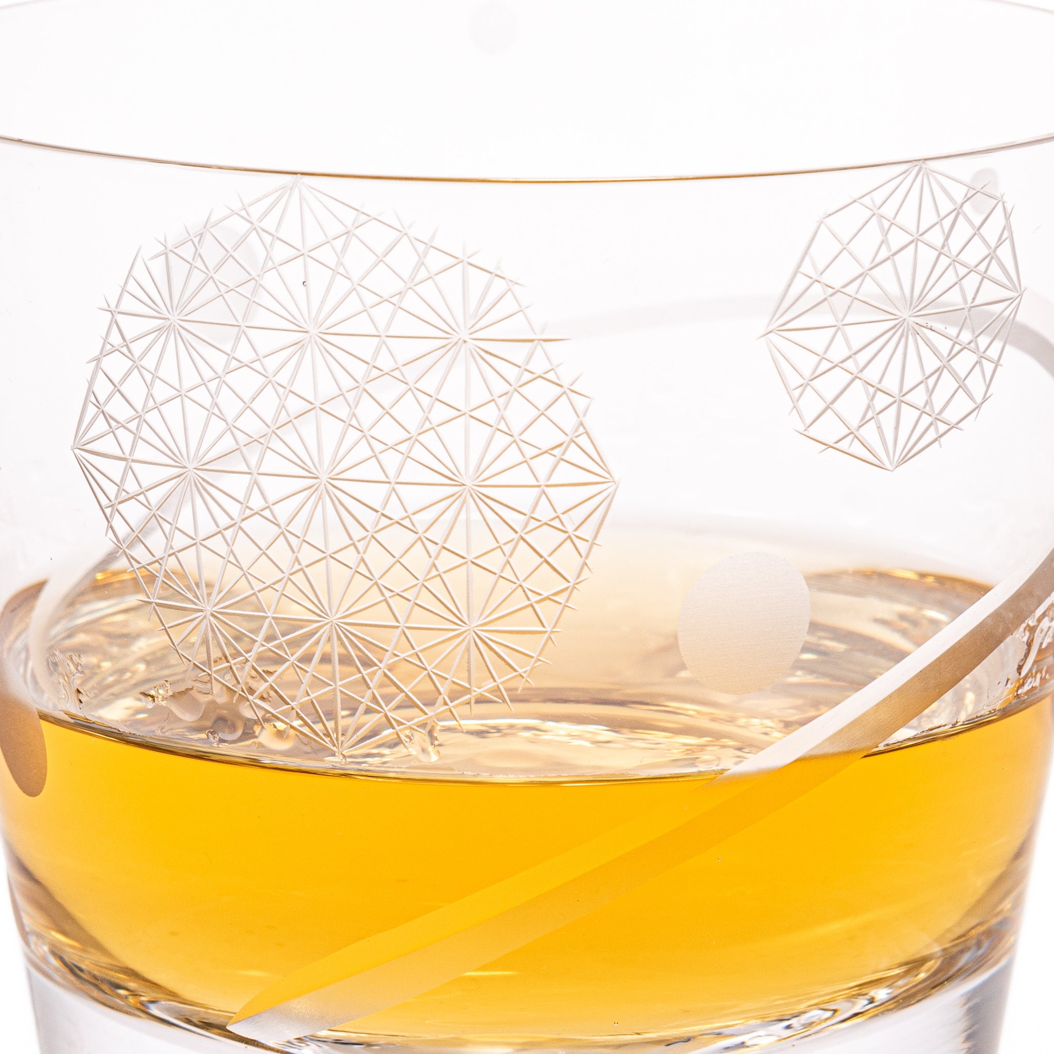 Tajima Mount Fuji Glowing Rocks Glass - Japanese Whiskey Tumbler with LED Base for Cocktails, Barware & Home Decor - Perfect for Parties, Gifts & Nightlight