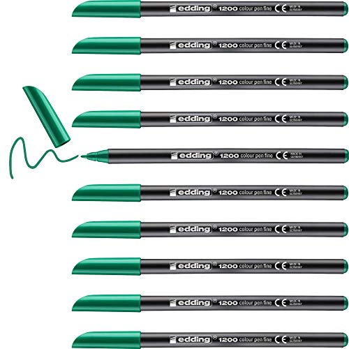 04: 10 pens - green