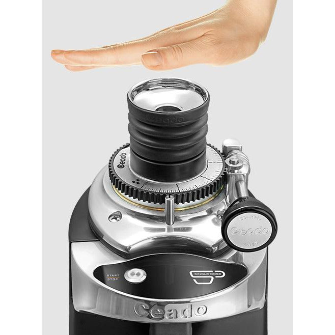 Ceado E37SD Commercial Single Dose Espresso Grinder - High Precision Burr Coffee Grinder for Home & Cafe Use | Perfect for Espresso, Pour Over & Cold Brew Coffee Preparation