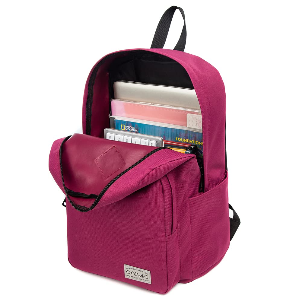 Classic Black School Backpack for College & Travel - Laptop Backpack for Boys & Girls
