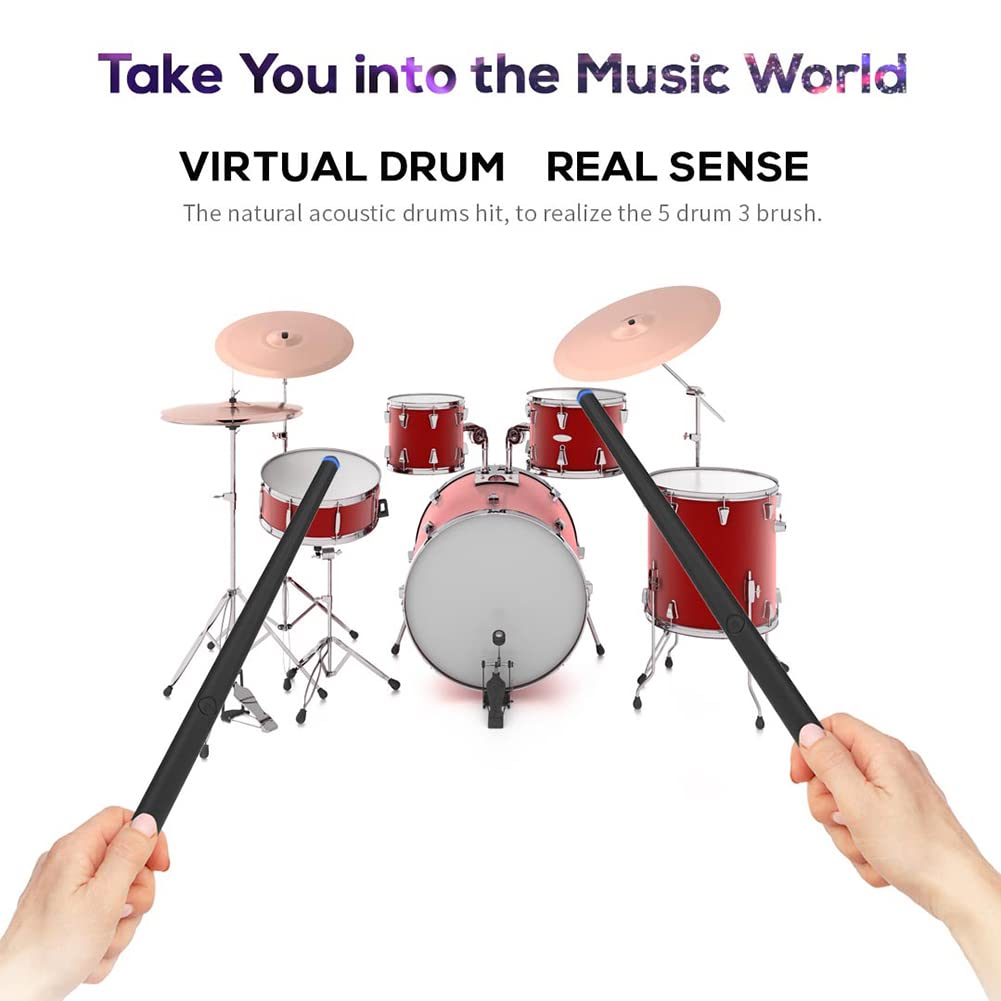 Portable Electronic Drum Set with Somatosensory Technology - Rock Percussion Kit for Beginners, Adults & Teens | Perfect for Home Practice, Music Lessons & Live Performances