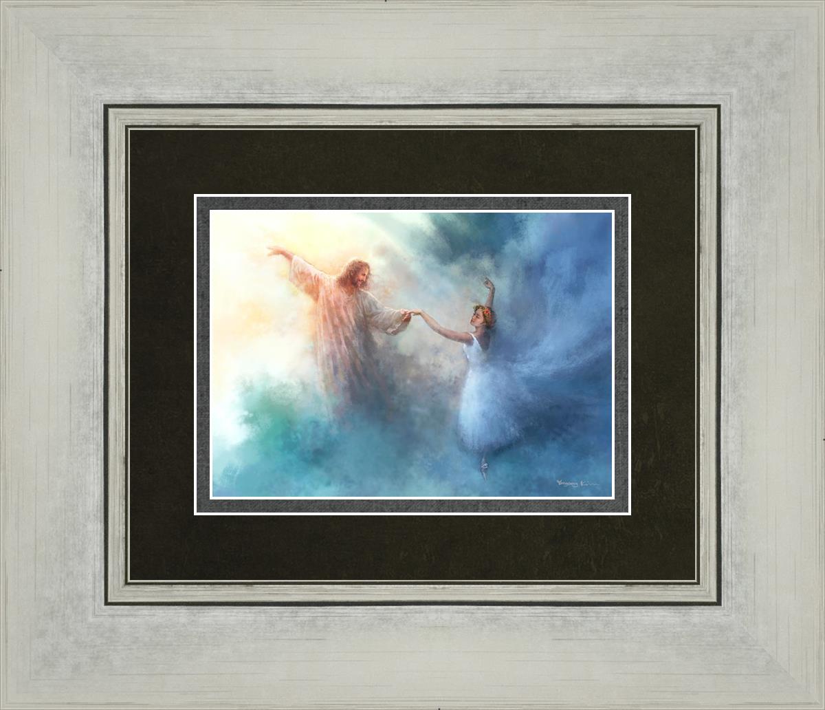 A Pas De Deux By Yongsung Kim - Ballet Dance Art Print - Elegant Wall Decor for Home, Office & Dance Studios