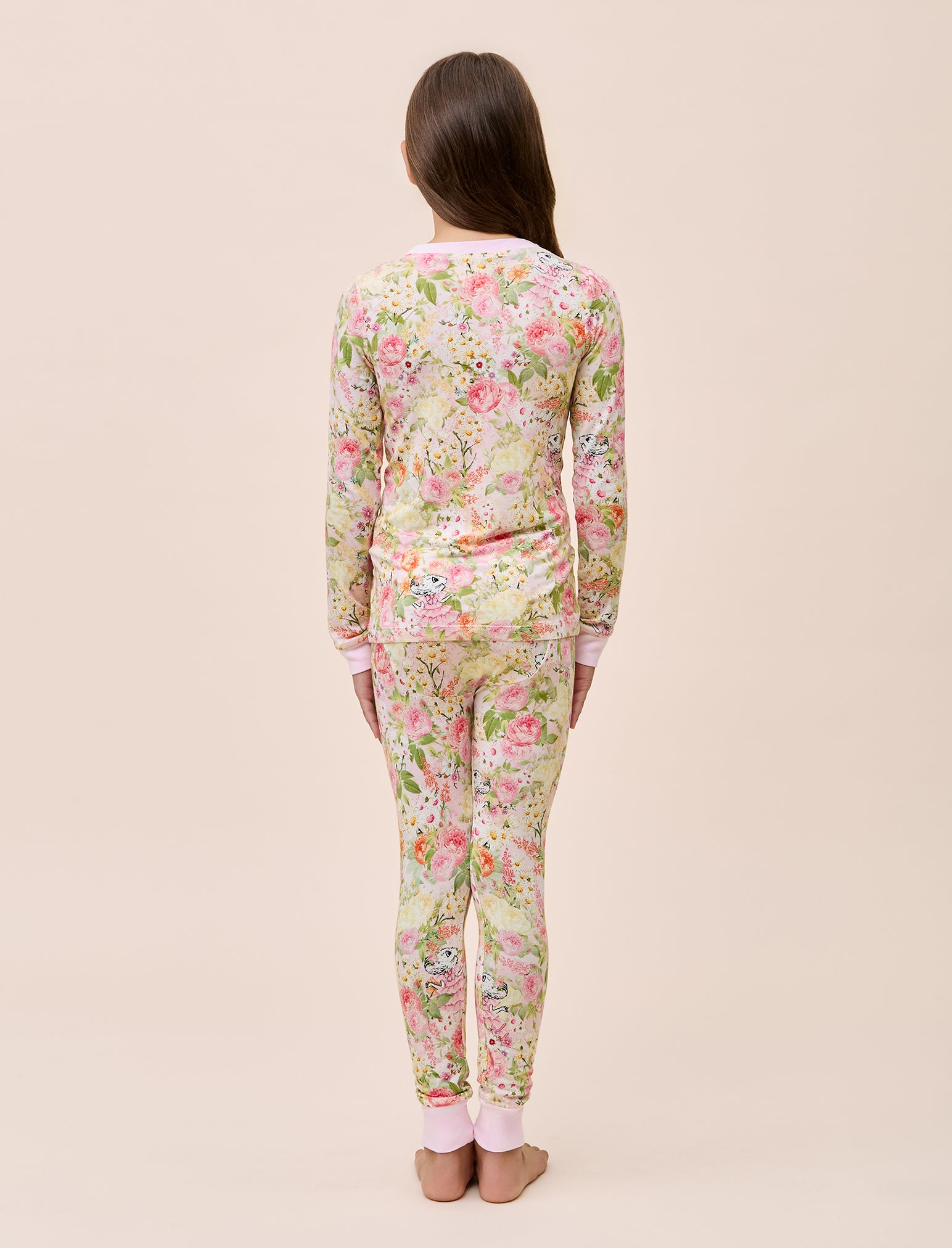 Claris Secret Garden Kids Modal Soft Pajama Set - Comfortable & Breathable Sleepwear for Girls & Boys - Perfect for Bedtime, Lounging & Sleepovers