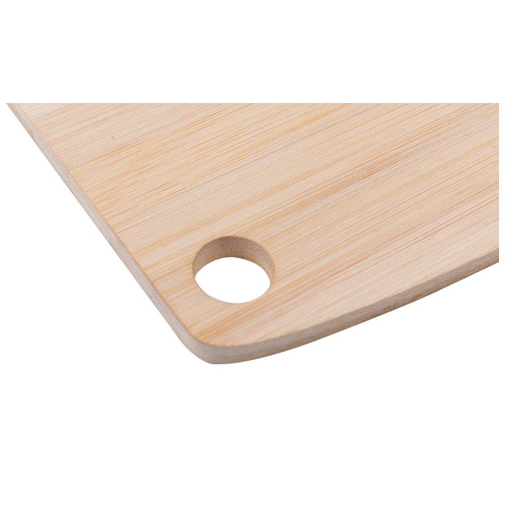 Premium Bamboo Cutting Board - Large Rectangle Wooden Chopping Board for Vegetables, Meat, Bread & Cheese - Gentle on Knives - Perfect for Food Prep, Serving & Kitchen Use