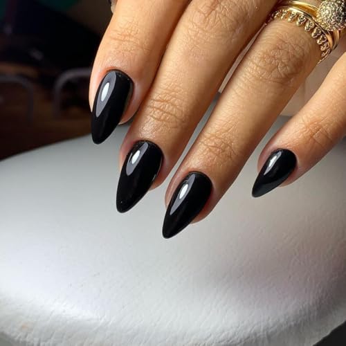black solid glossy