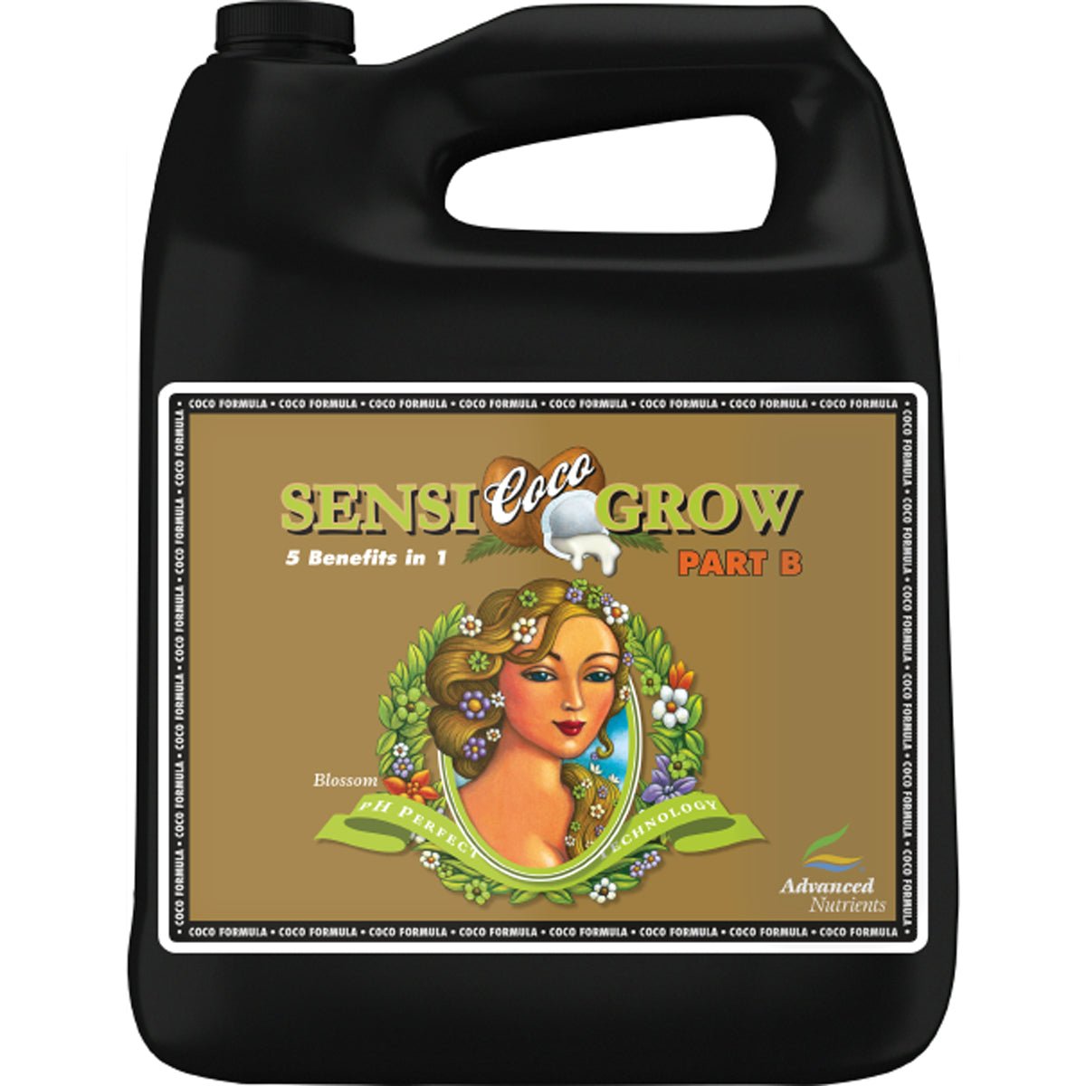 Advanced Nutrients pH Perfect Sensi Coco Grow Part B - Hydroponic Plant Food for Indoor & Outdoor Gardening - Ideal for Coco Coir, Soil, and Hydroponic Systems