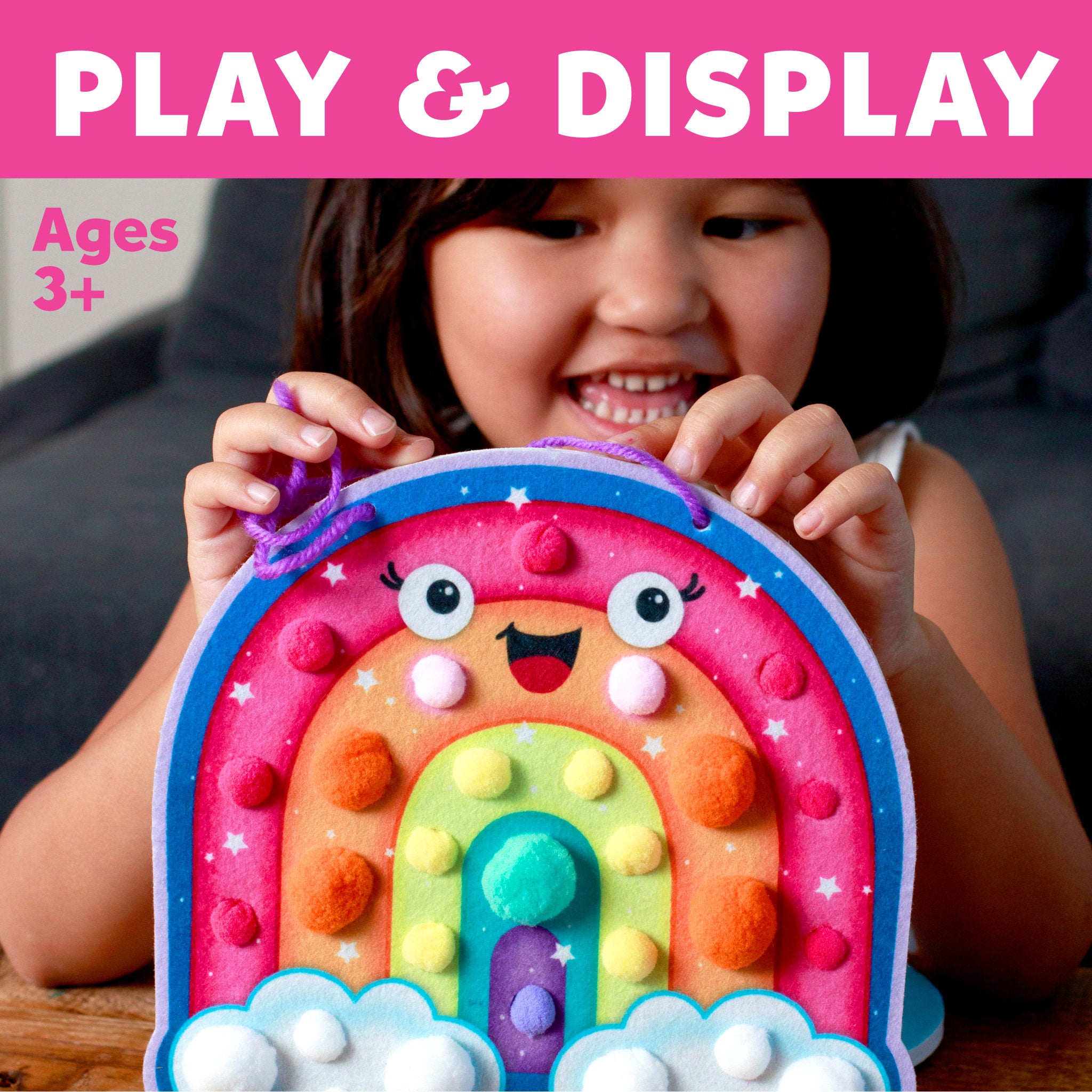 Pom Pom Pictures - Magical DIY Craft Kit #6357000 for Kids' Art Projects & Home Decor