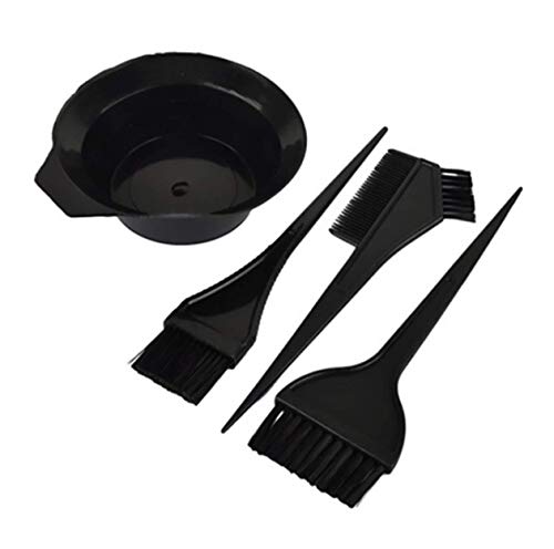 LEYSIN Professional Hair Dye Brush Set with Mixing Bowl - Salon Quality Hair Coloring Tools for Men & Women (1 Pack) - Perfect for At-Home Hair Coloring, Salon Styling & DIY Hair Treatments