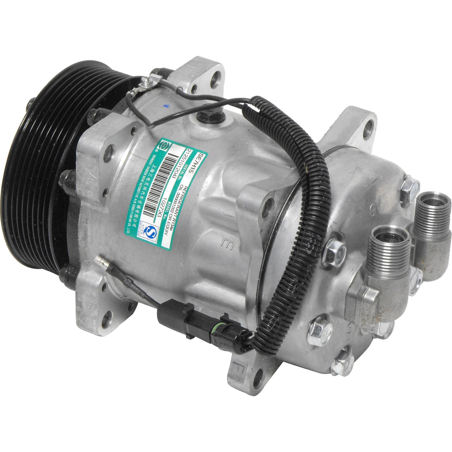 UAC CO 4460C A/C Compressor Replacement for Select Vehicle Models - High Performance Auto Air Conditioning Compressor - Perfect for Summer Driving & Hot Weather Conditions
