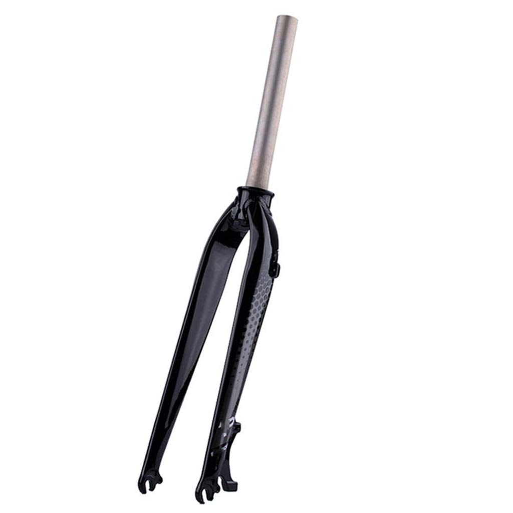 ZZQZZQ Lightweight Aluminum Alloy Mountain Bike Suspension Fork - 26/27.5 Inch Front Fork with Disc Brakes - Perfect for Trail Riding & Off-Road Cycling Adventures