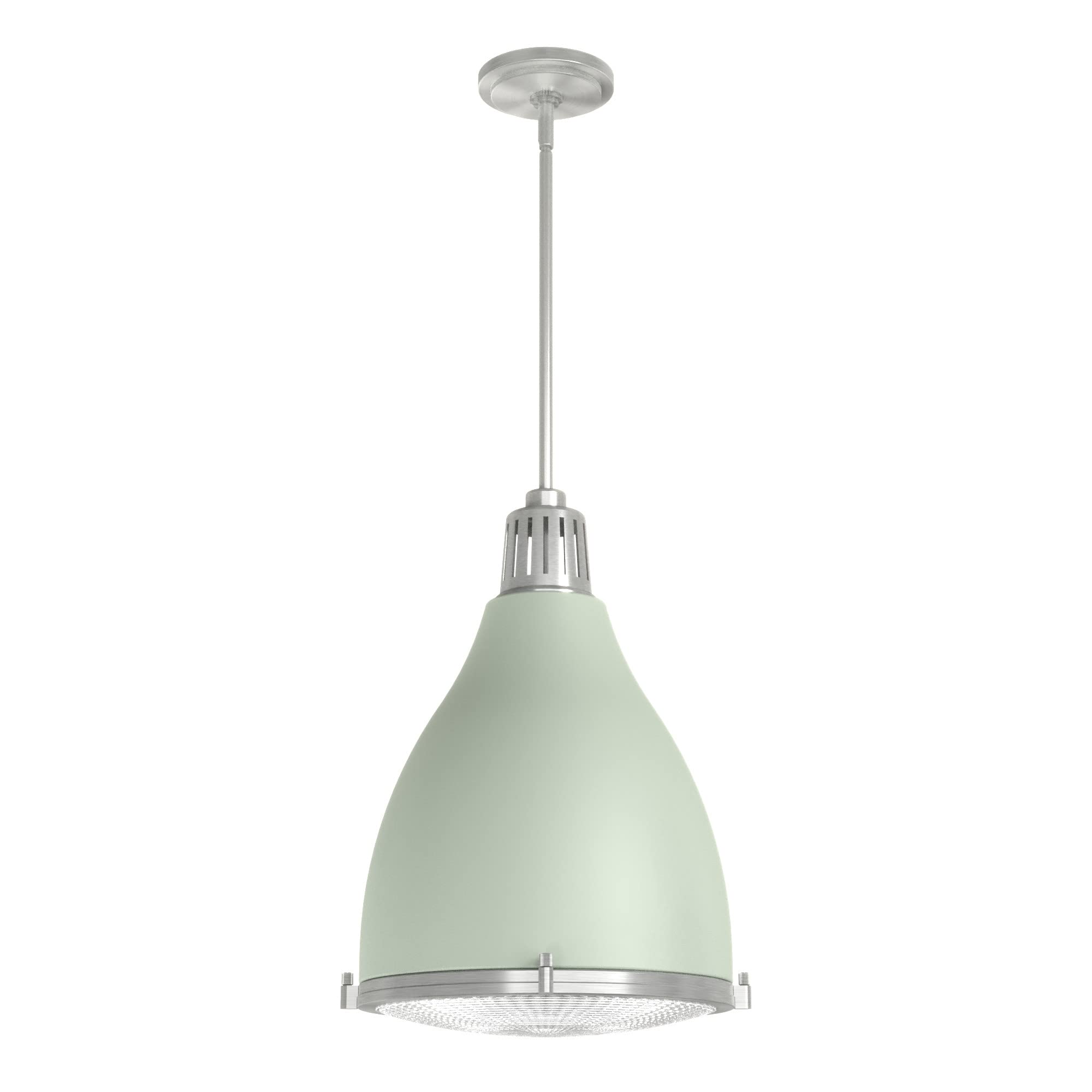 Hunter Fan Company 19071 Bluff View Pendant Light in Soft Sage - Modern Farmhouse Ceiling Fixture for Kitchen, Dining Room & Bedroom Lighting