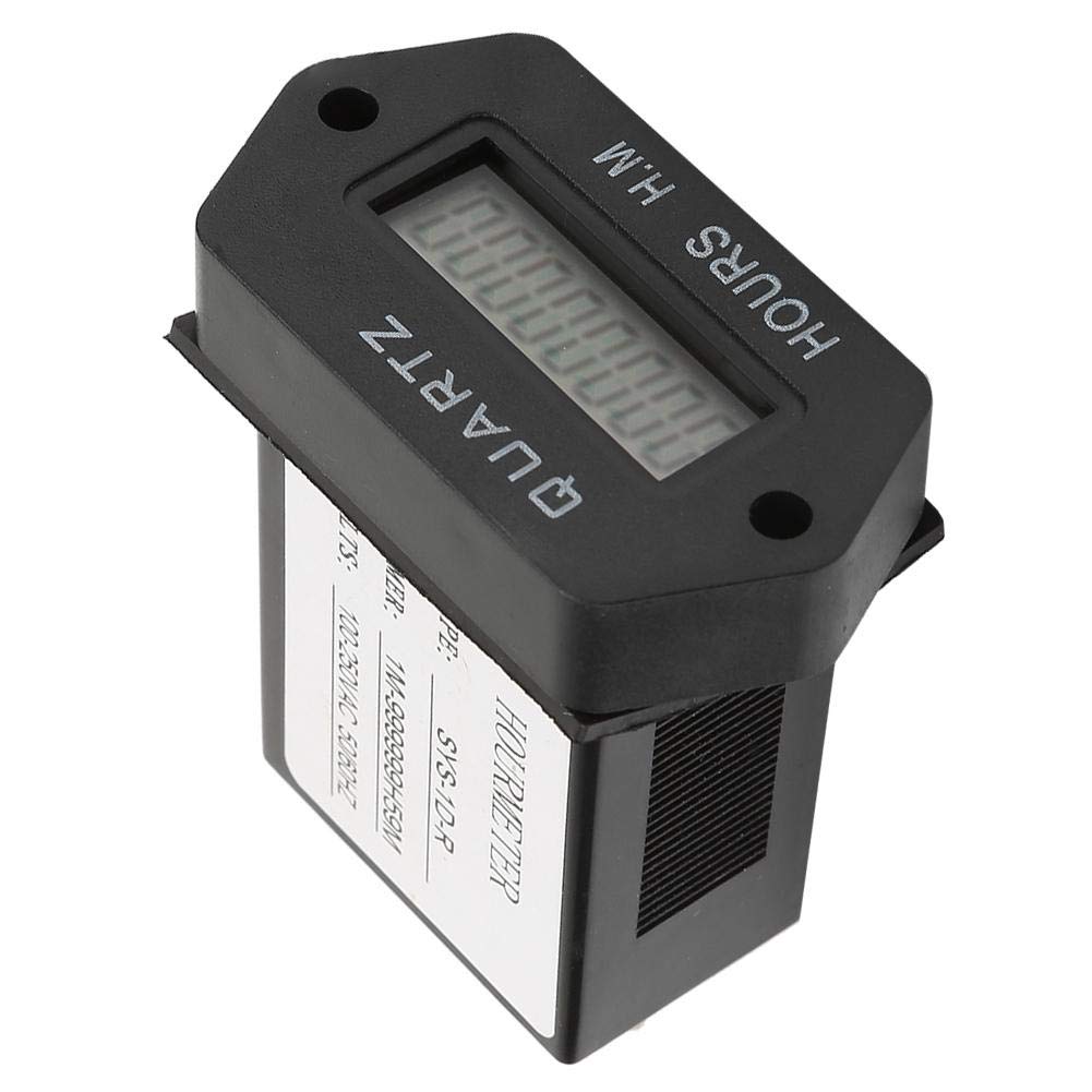 Industrial Digital Timer Counter 100V-250VAC with LED Display - Accurate Time Accumulation for Manufacturing, Lab Equipment & Process Control