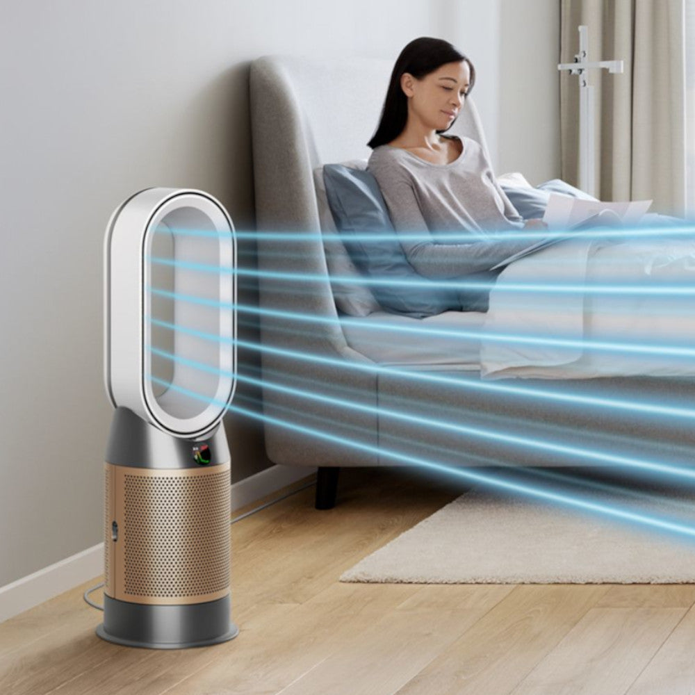 Refurbished Dyson HP09 Hot+Cool Formaldehyde Air Purifier - Official Outlet with 1 Year Warranty | Perfect for Bedroom, Office & Home Air Purification