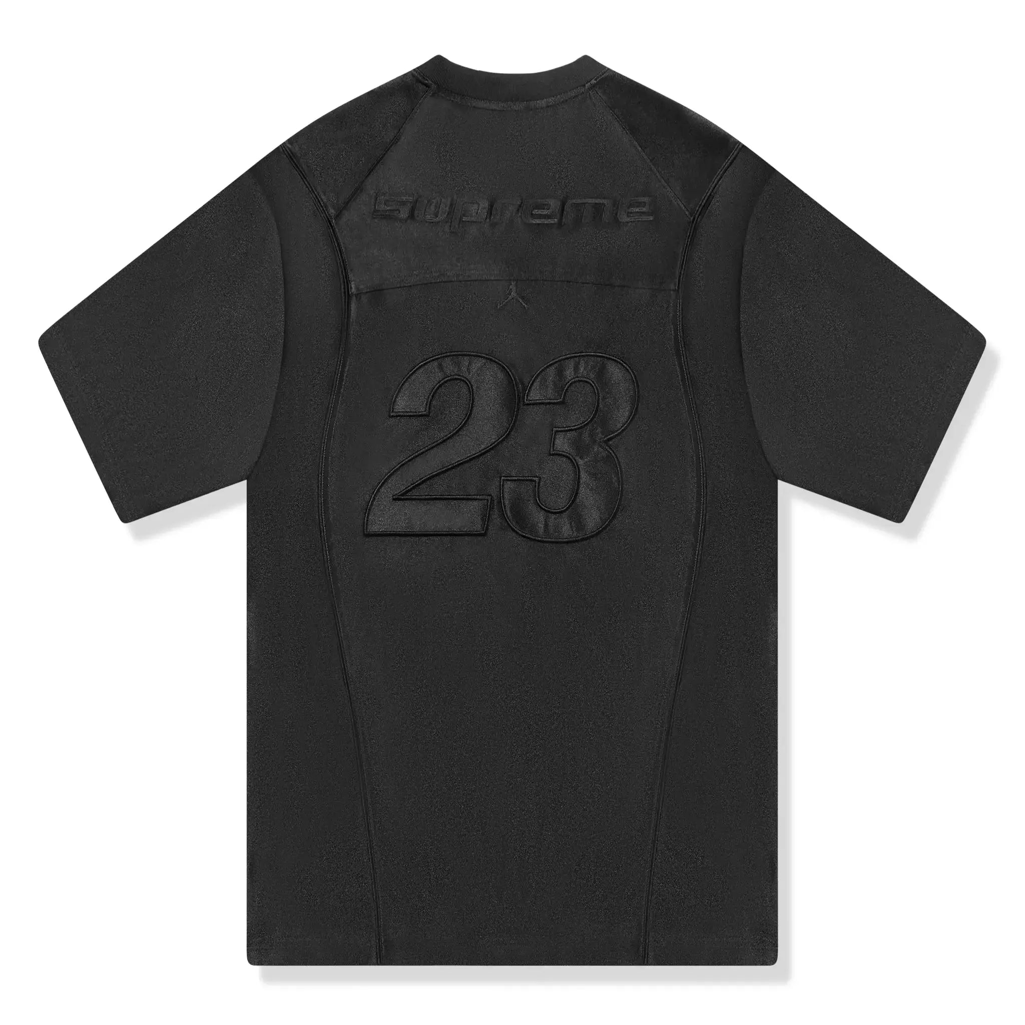 Supreme x Jordan Black Warm-Up Jersey for Men - Basketball Training & Streetwear Fashion