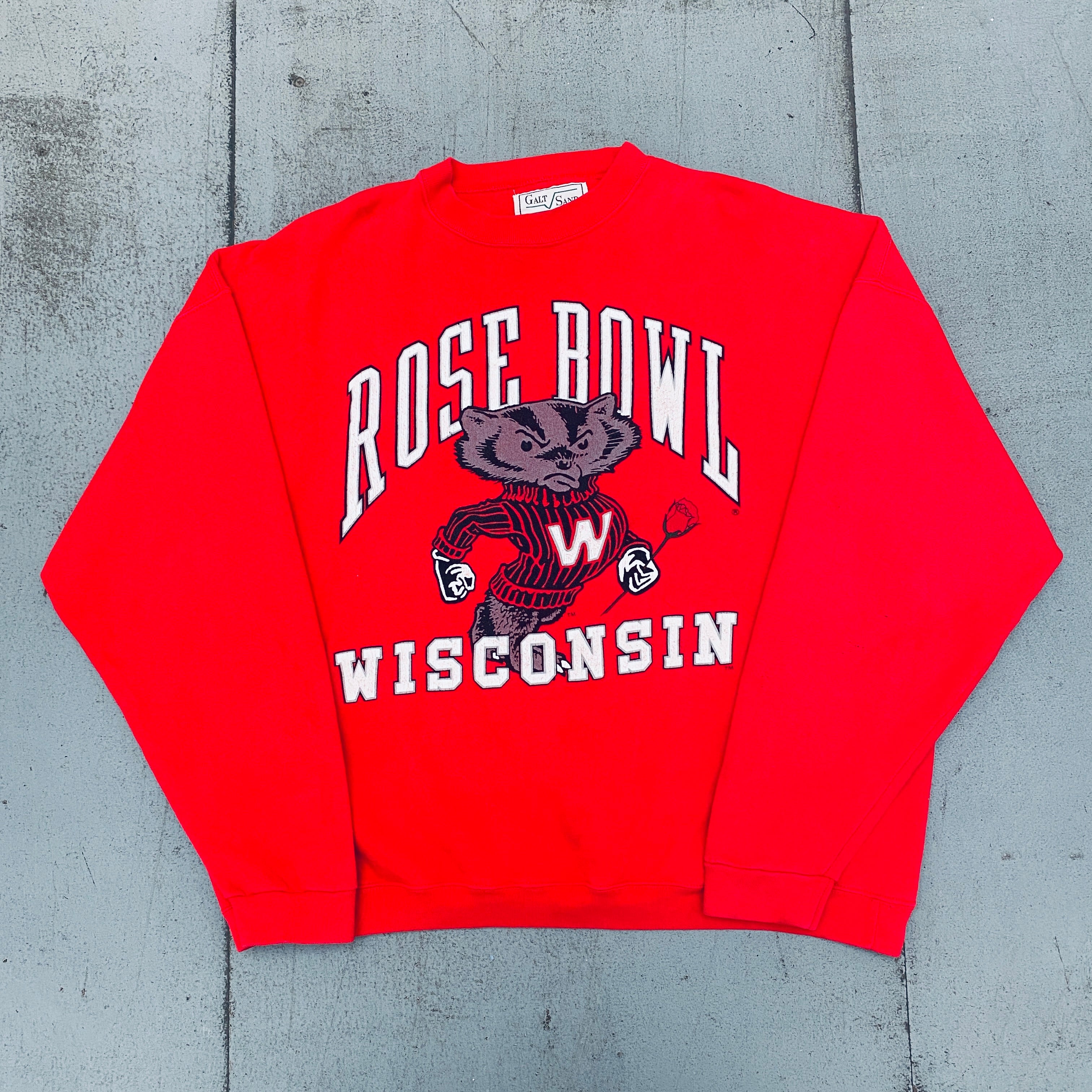 1994 Wisconsin Badgers Rose Bowl Champions Graphic Spellout Sweatshirt - XXL Size - Vintage College Football Fan Gear for Game Day & Alumni Events