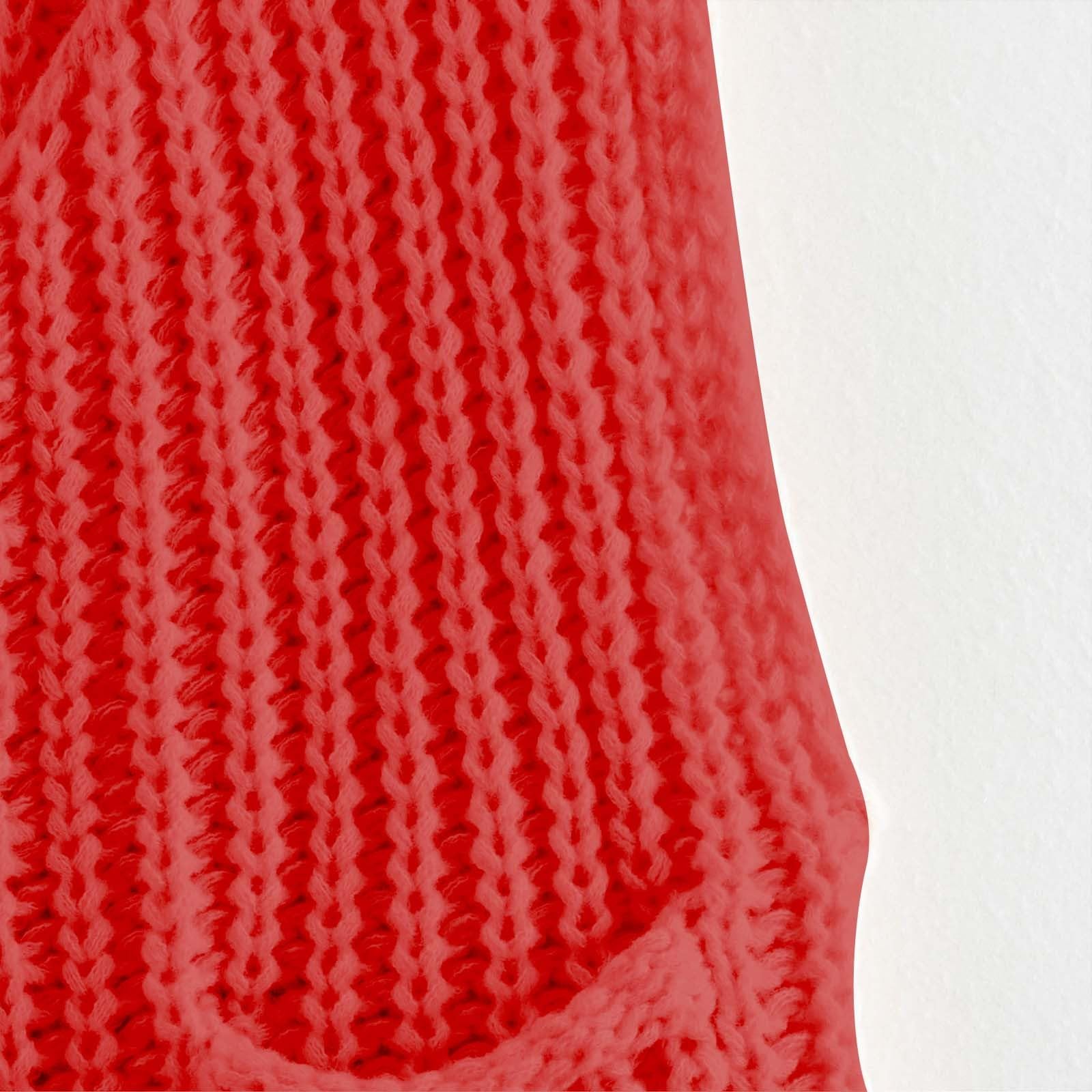 Women's Red Knitted Sleeveless Vest Top - Amazon Prime Labor Day Clearance Sale 50% Off | Cozy Travel Essentials & Casual Layering Outfits