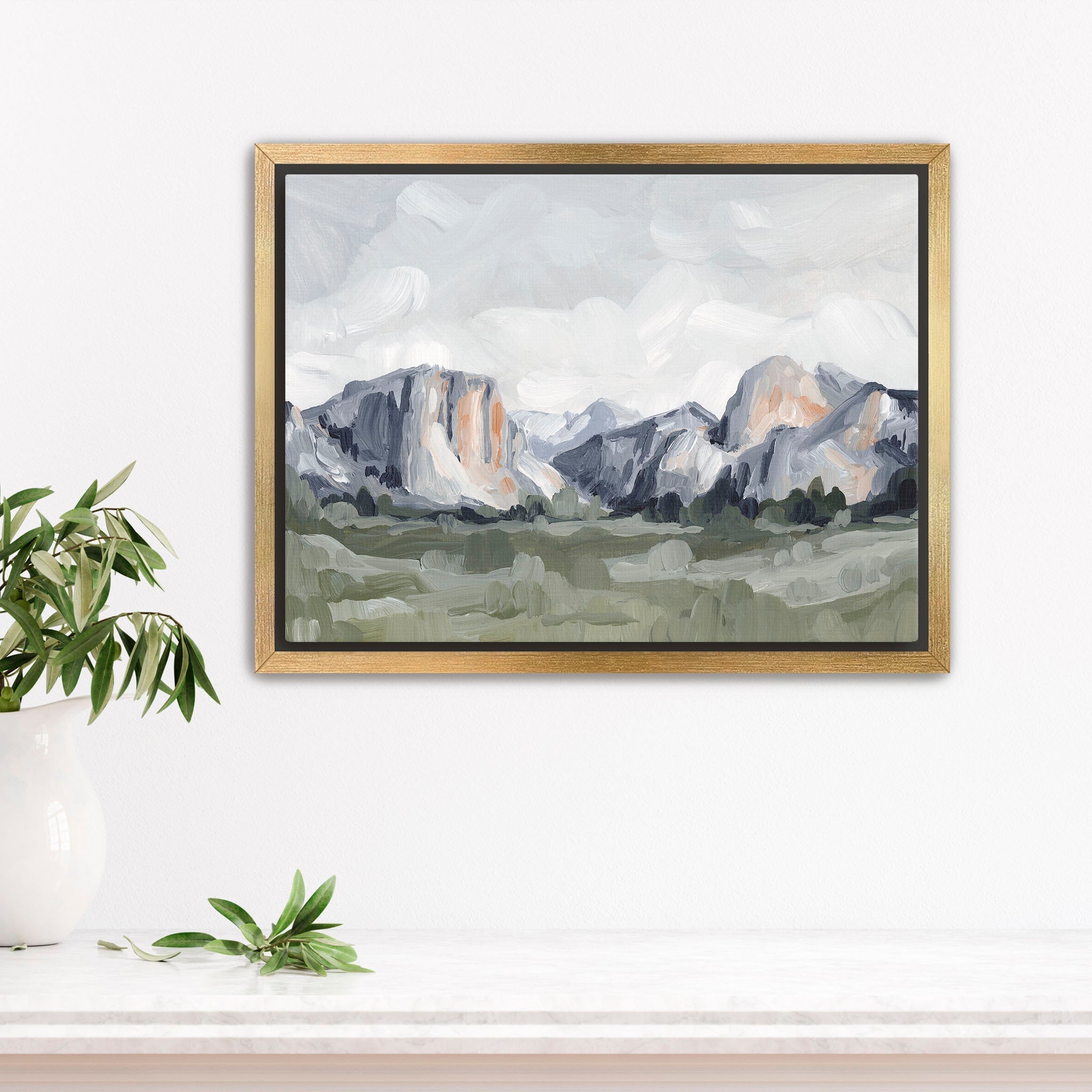 Yosemite in Blue Art Print - Stunning Landscape Wall Decor for Home, Office & Gifts | Perfect for Nature Lovers & Interior Design