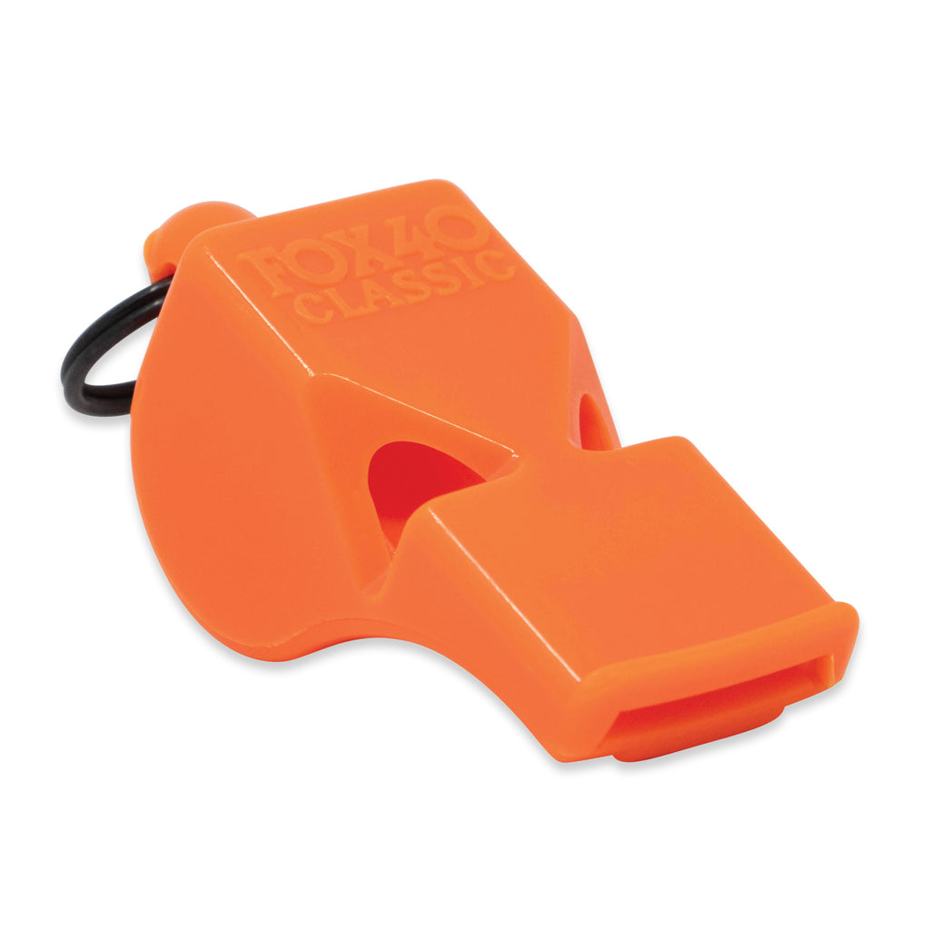 Fox 40 Classic Whistle - Loud Pealess Safety Whistle for Referees, Coaches, Sports & Emergency Situations - Perfect for Soccer, Football, Lifeguards & Outdoor Activities