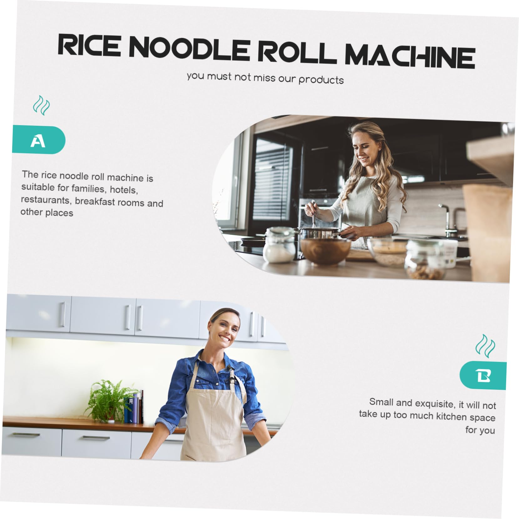 Hemoton 1-Piece Roll Rice Steamer - Drawer-Type Kitchen Steaming Machine for Sushi, Dumplings & Dim Sum - Perfect for Home Cooking & Asian Cuisine Preparation