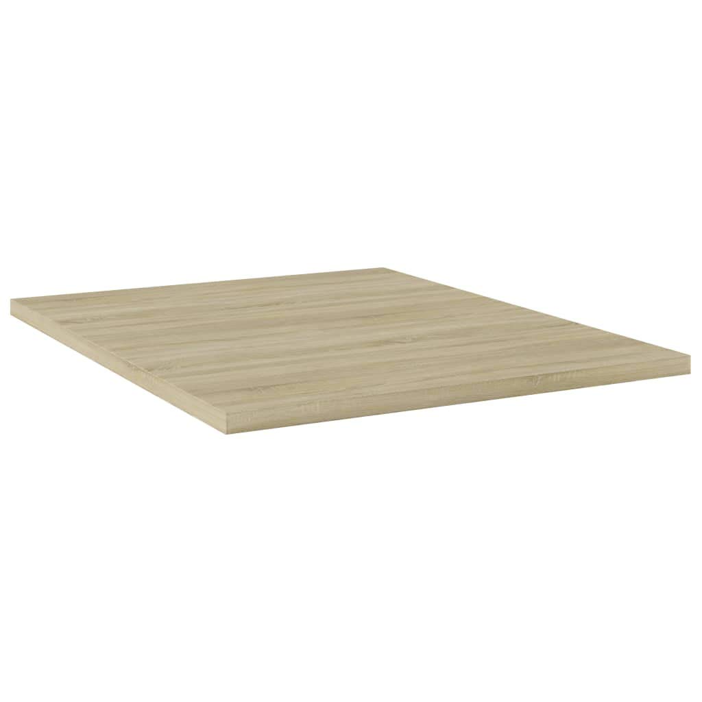 vidaXL Sonoma Oak Bookshelf Boards - Set of 8 Engineered Wood Shelves | Easy to Install & Clean | Modern Style Home Storage Solution | 15.7