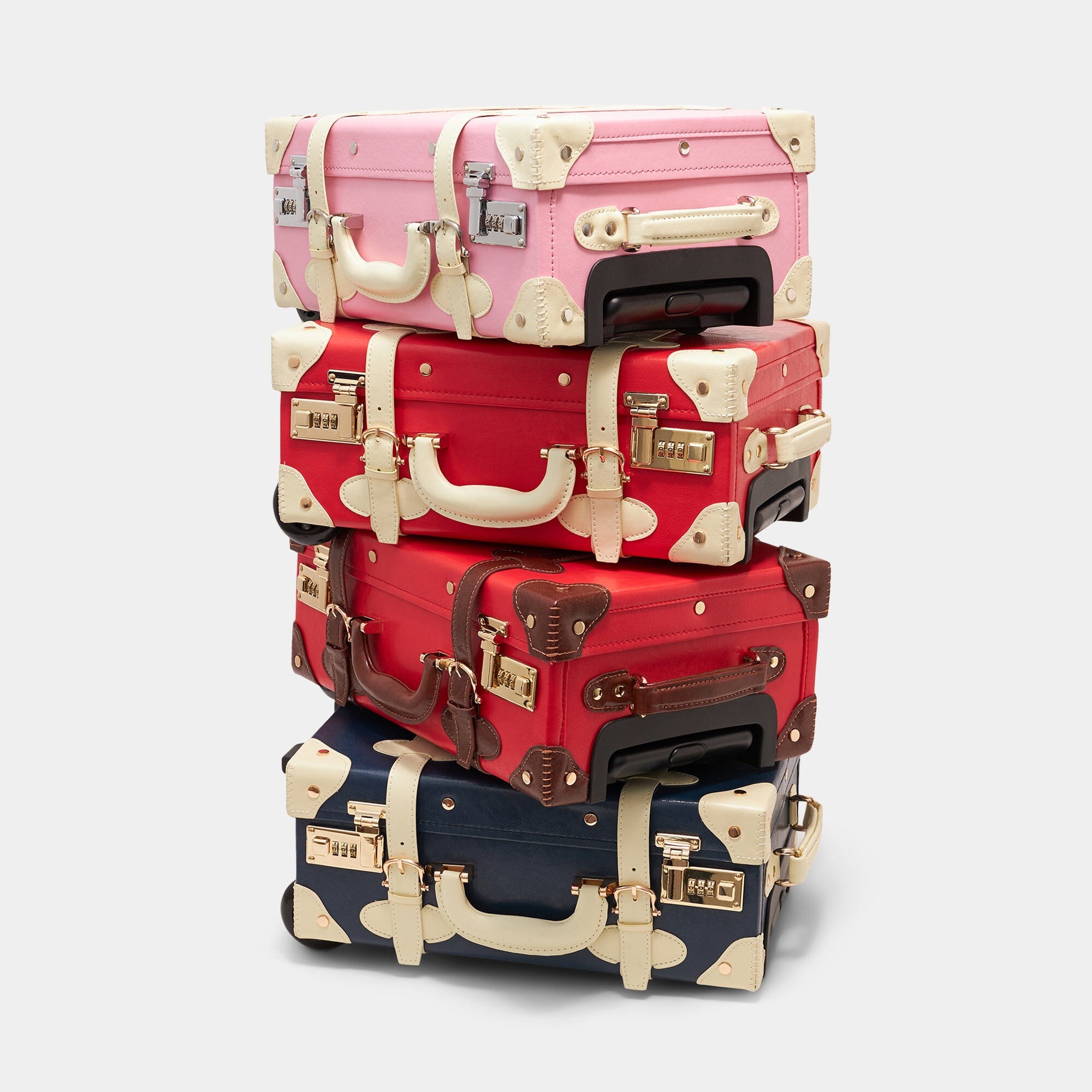 The Entrepreneur Red Kids Carry-On Luggage - Lightweight & Durable Travel Suitcase for Children - Perfect for Airplane Trips, School Travel & Family Vacations