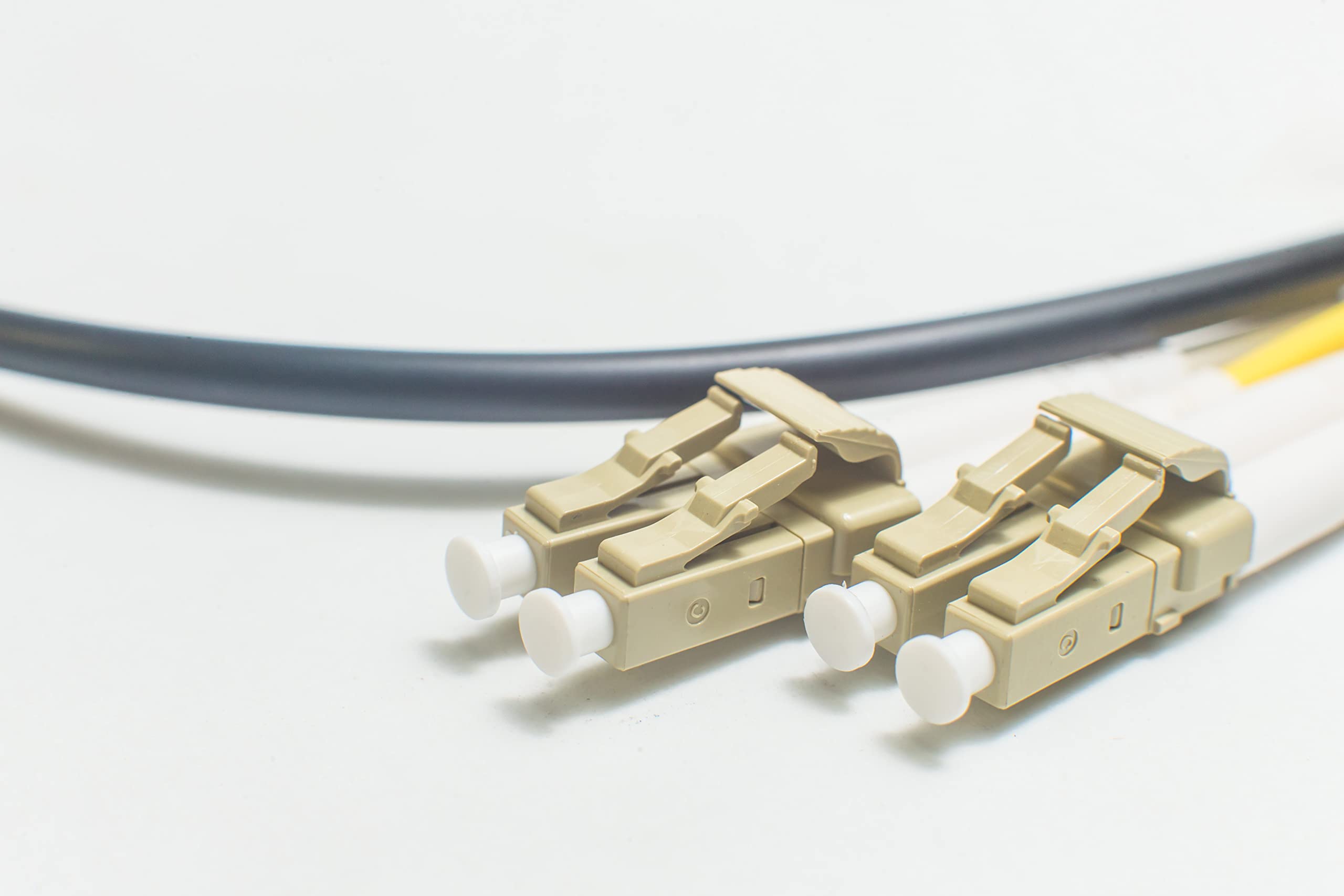 60M OM3 LC-LC Fiber Optic Cable | 10Gb Duplex Multimode Jumper 50/125 (196.85ft) | Indoor/Outdoor Use | Compatible with 1G/10G/40G/100G SFP | Length Options 0.5M-300M | Perfect for Data Centers, Server Rooms & Network Installations