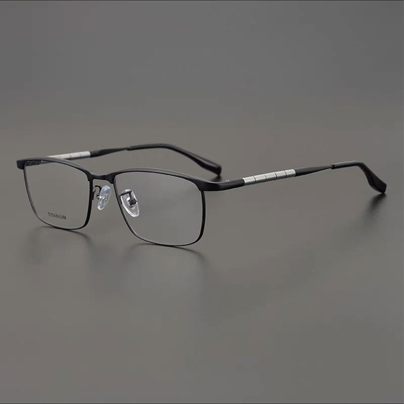 Eduardo Retro Titanium Ultra Light Glasses Frame - Stylish & Durable Eyewear for Men & Women | Perfect for Reading, Driving & Fashion Accessories