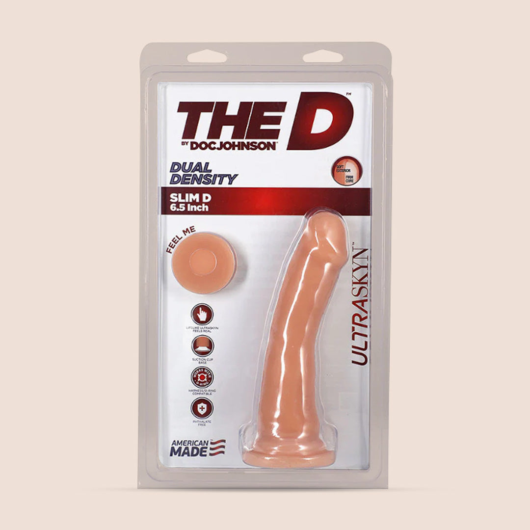 Ultra-Realistic Dual Density Dildo - 6 Inch Slim Design with ULTRASKYN Material | Perfect for Solo Play, Couples & BDSM Scenes
