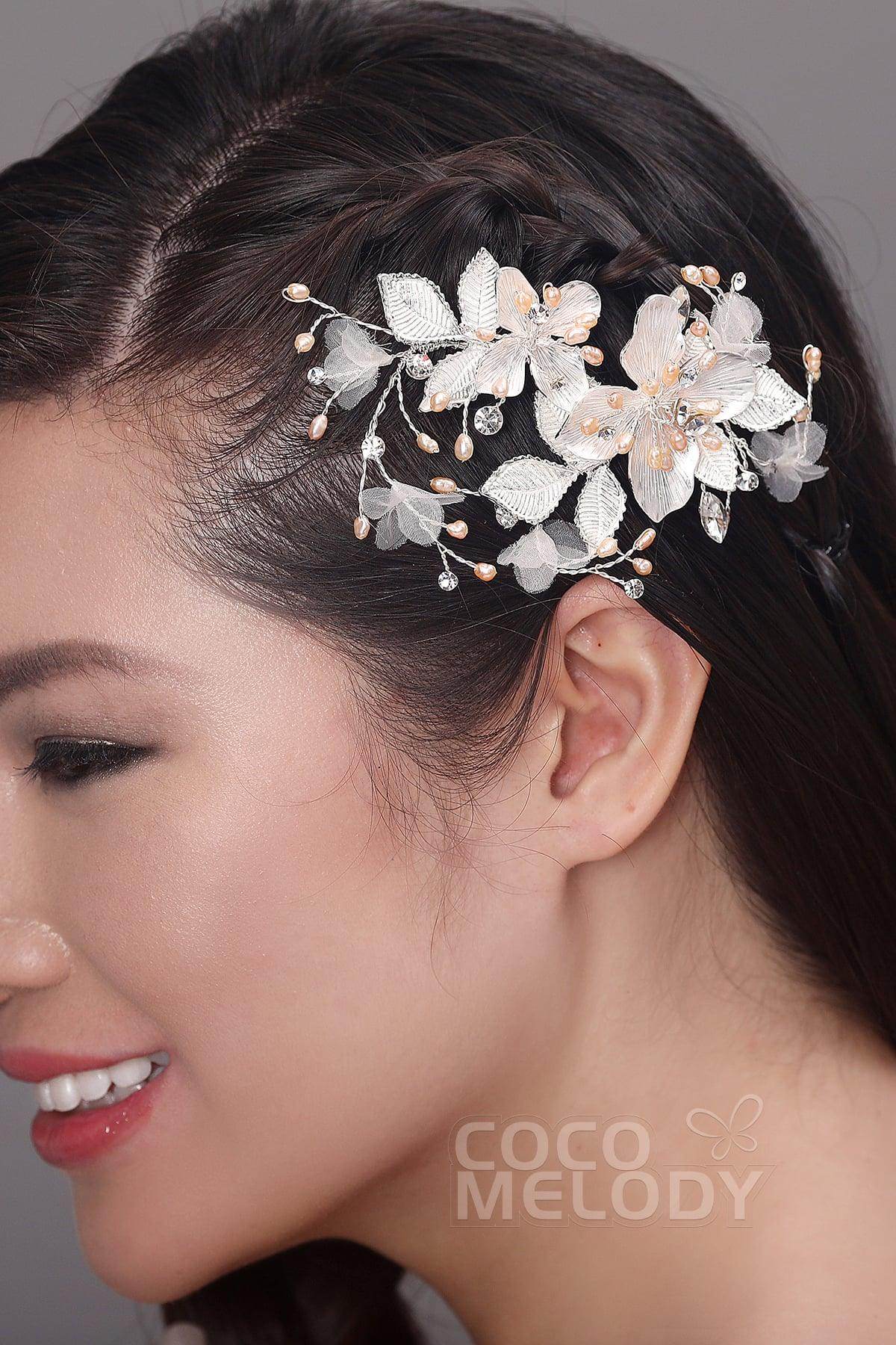 Elegant Alloy Hair Clips with Faux Pearls AH17042 - Perfect for Weddings, Parties, and Everyday Hairstyling