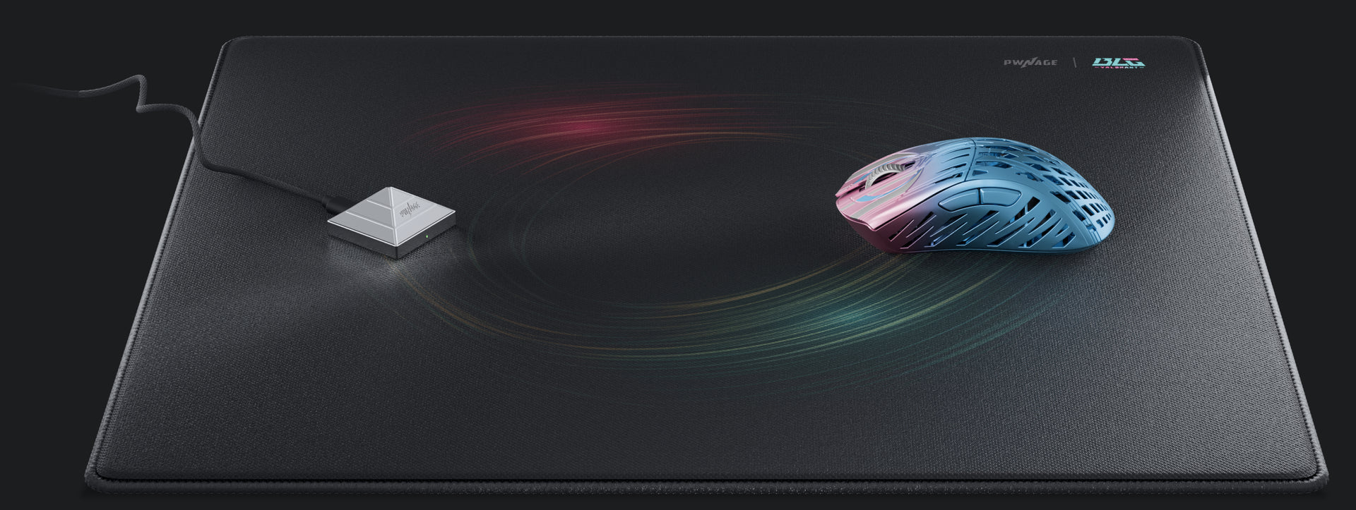 Pwnage StormBreaker Magnesium Wireless Gaming Mouse - BLG Edition | Ultra-Light Esports Mouse for FPS, MOBA & PC Gaming | RGB Lighting & Customizable Buttons