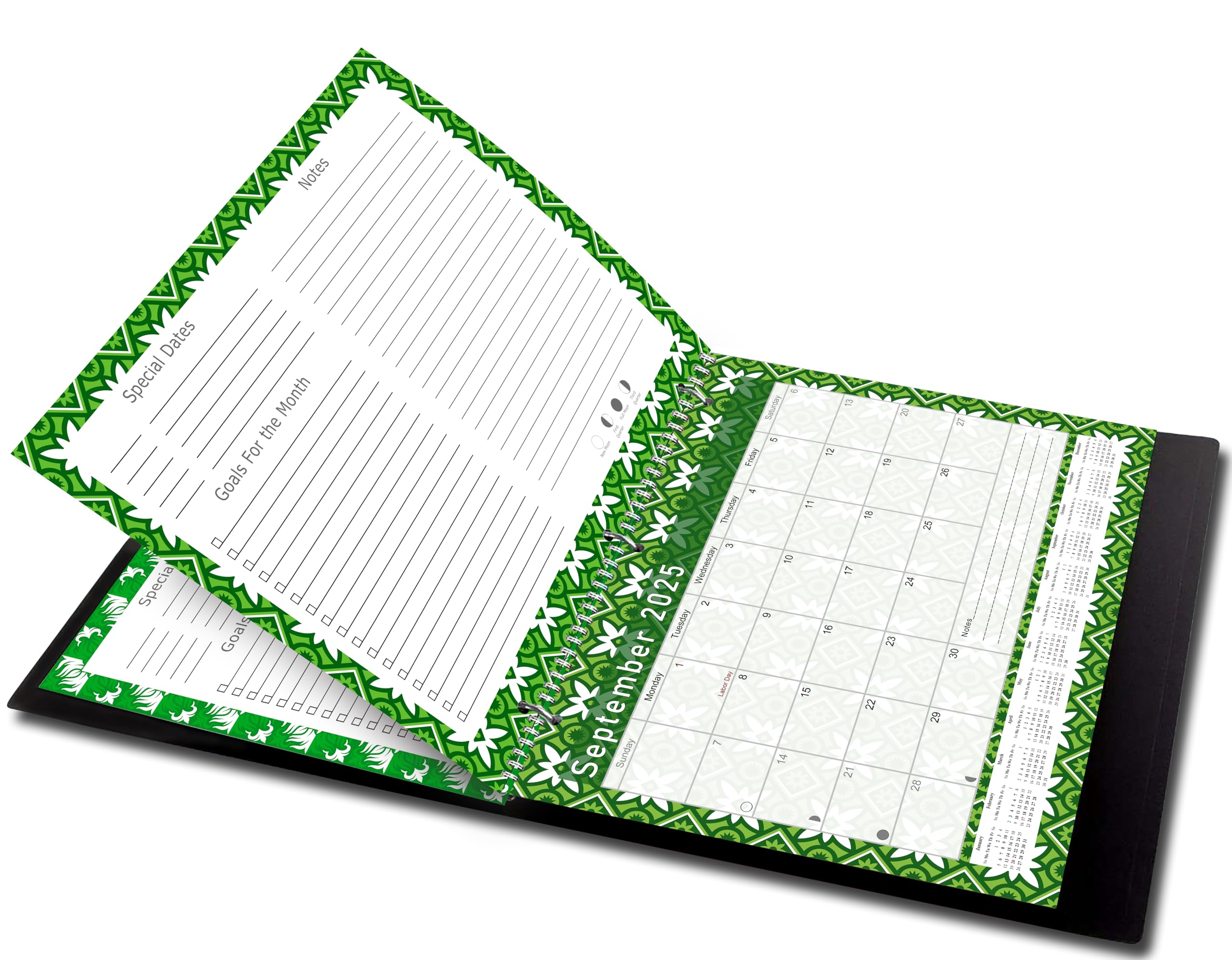2025-2026 Student Planner | 12-Month Academic Calendar for College & High School | 3-Ring Binder, Desk & Wall Organizer | School & Office Supplies | Made in USA (Edition #016) - Perfect for Class Scheduling, Homework Tracking & Time Management