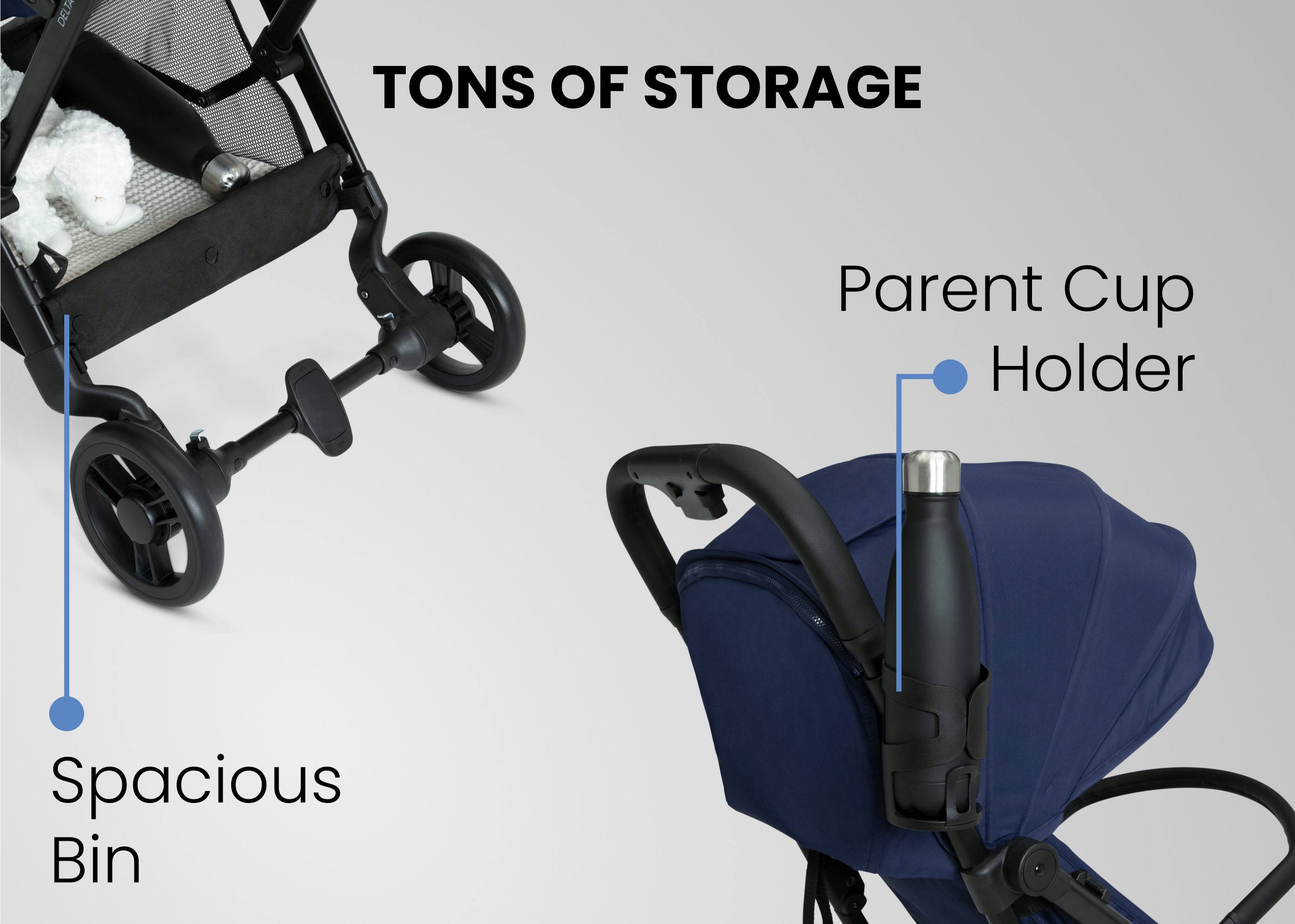 Icon Ultra Compact Lightweight Stroller for Everyday Use & Travel - Perfect for City Walks, Shopping, and Family Outings