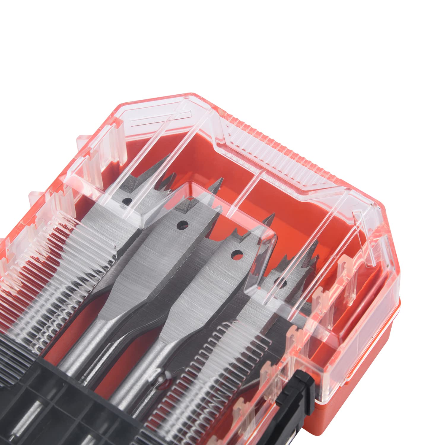Luckyway 8-Piece Spade Drill Bit Set - 3/8
