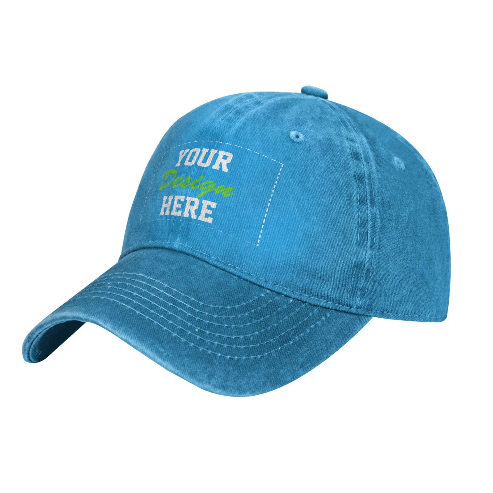 Custom Hats with Team Name & Logo - Personalized Cowboy Hats for Men & Women - Design Your Own Customizable Hat for Sports, Events & Brand Promotion