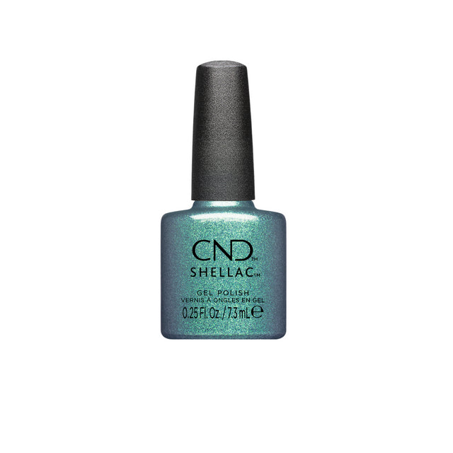 CND Shellac Gel Polish - Teal Tricity 7.3ml - Long-Lasting UV/LED Nail Polish for Salon & Home Manicures