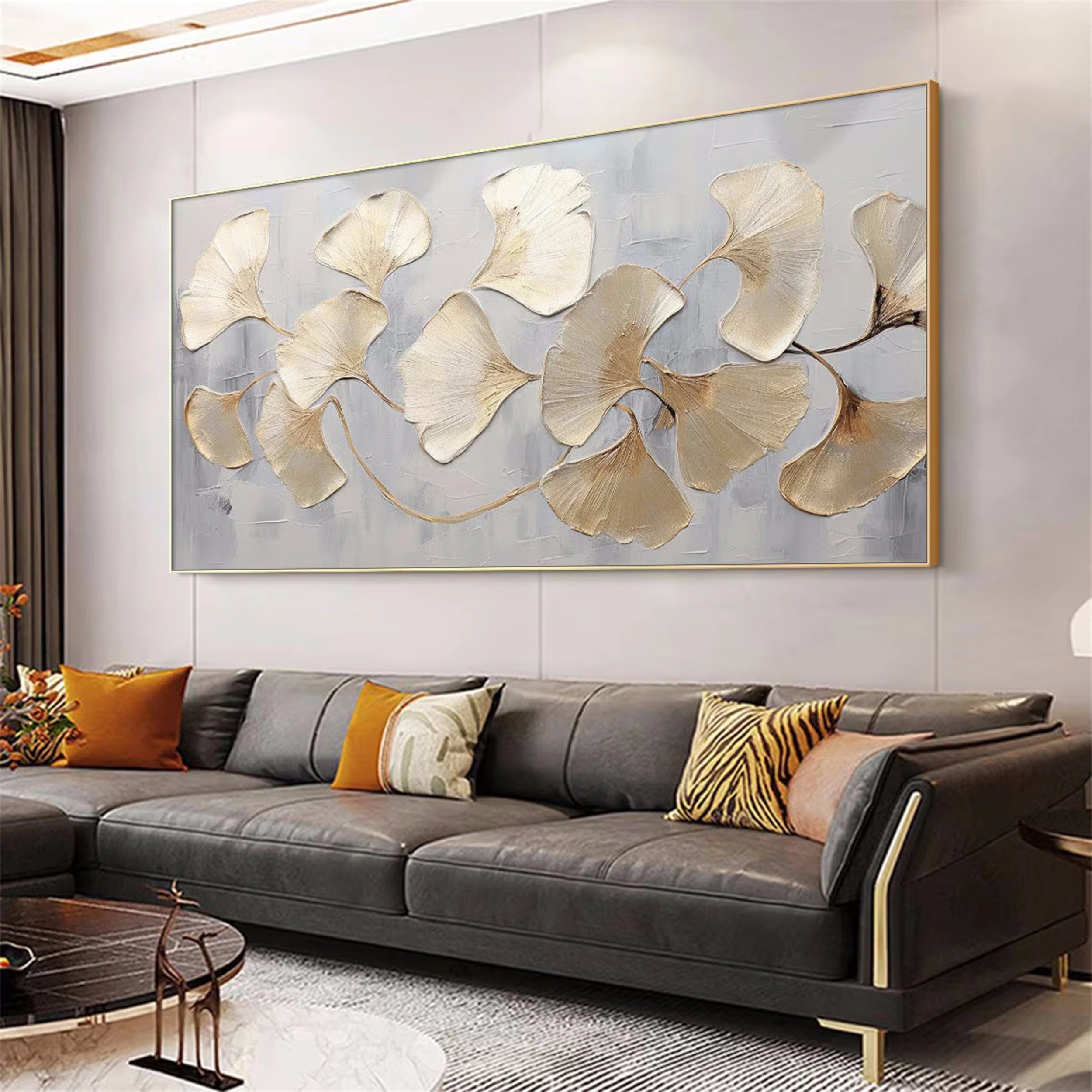 Stretched Frameless Canvas for Flower and Tree Painting #FT035 - Perfect for Home Decor, Office Wall Art, and Gift Giving