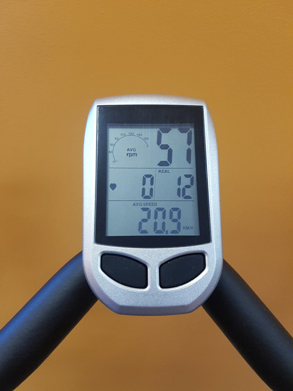 VO3 Indoor Spin Bike with LCD Monitor - Stationary Exercise Bike for Home Workouts, Cardio & Fitness Training - Perfect for Small Spaces & Apartment Gym