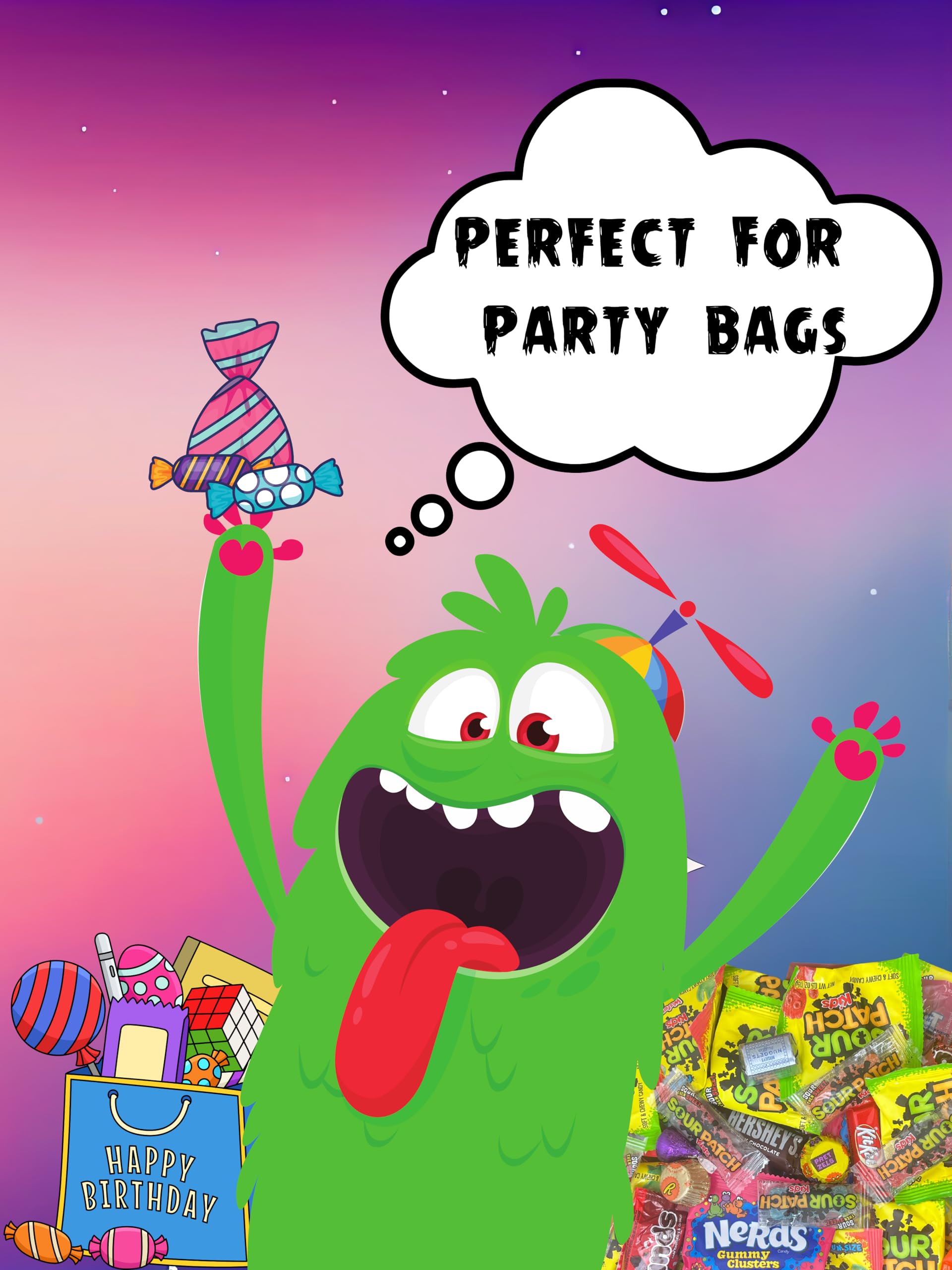 20 lb Bulk Chocolate and Candy Variety Pack - Individually Wrapped Pinata Stuffers & Party Favors for Kids - Perfect for Birthday Parties, Halloween Treats & Goodie Bags