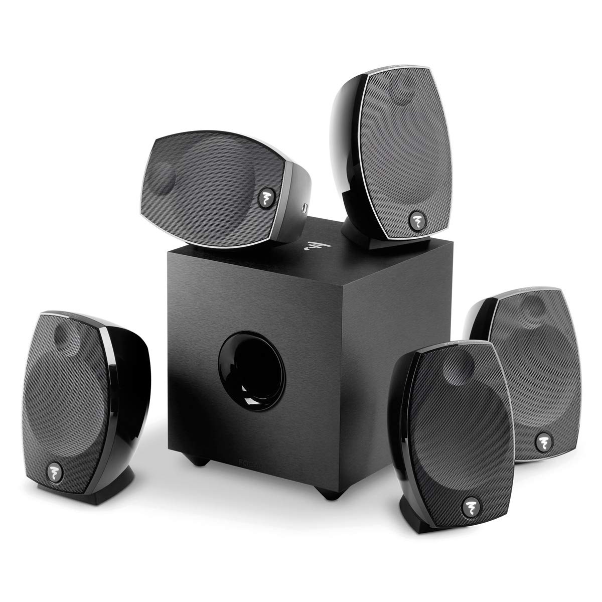 Focal Sib Evo 5.1 Home Theater Speaker System - Premium Surround Sound for Movies, Music & Gaming - Perfect for Living Rooms & Home Theaters