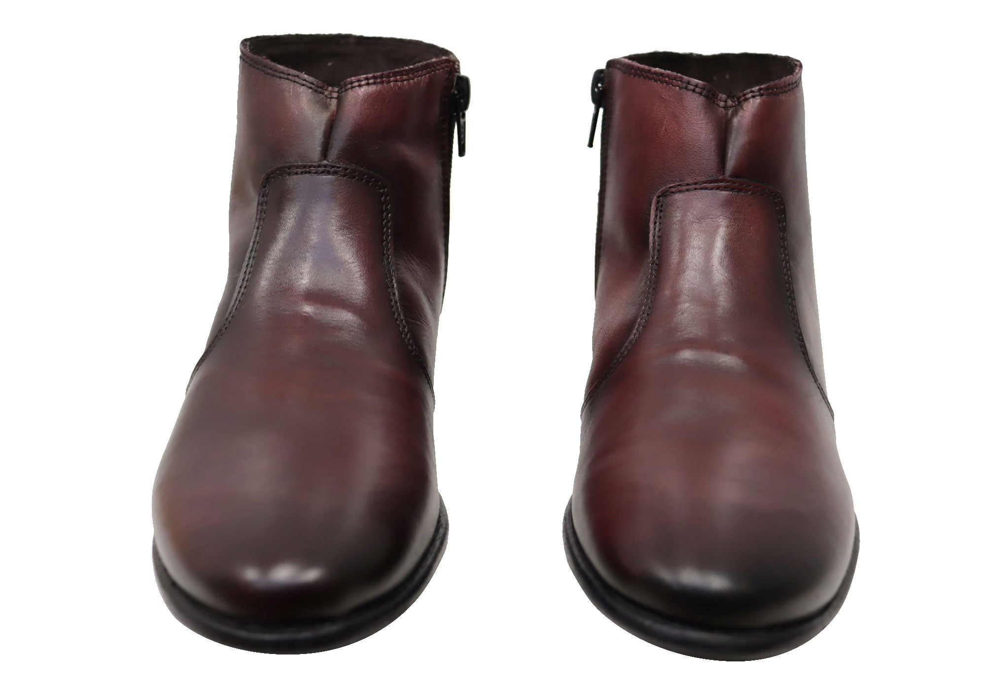 Perlatto Morgan Women's Comfortable Leather Ankle Boots - Brazilian Made Leather Shoes for Women - Perfect for Office, Casual Wear & Fall Fashion