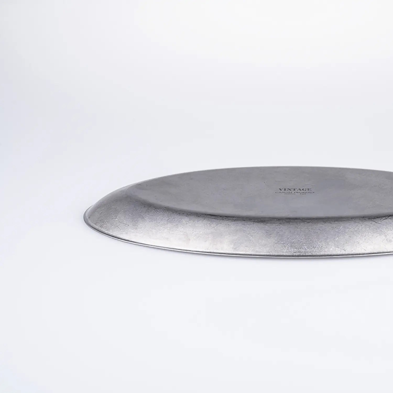 Vintage Stainless Steel Snack Plate - Aoyoshi Elegant Appetizer Dish for Cheese, Fruits & Charcuterie | Perfect for Parties, Picnics & Home Entertaining