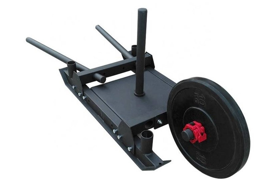 Warrior Elite Wheelbarrow Push Sled - Heavy Duty Utility Cart for Gardening, Construction & Landscaping - Perfect for Moving Dirt, Mulch, Rocks & Yard Debris