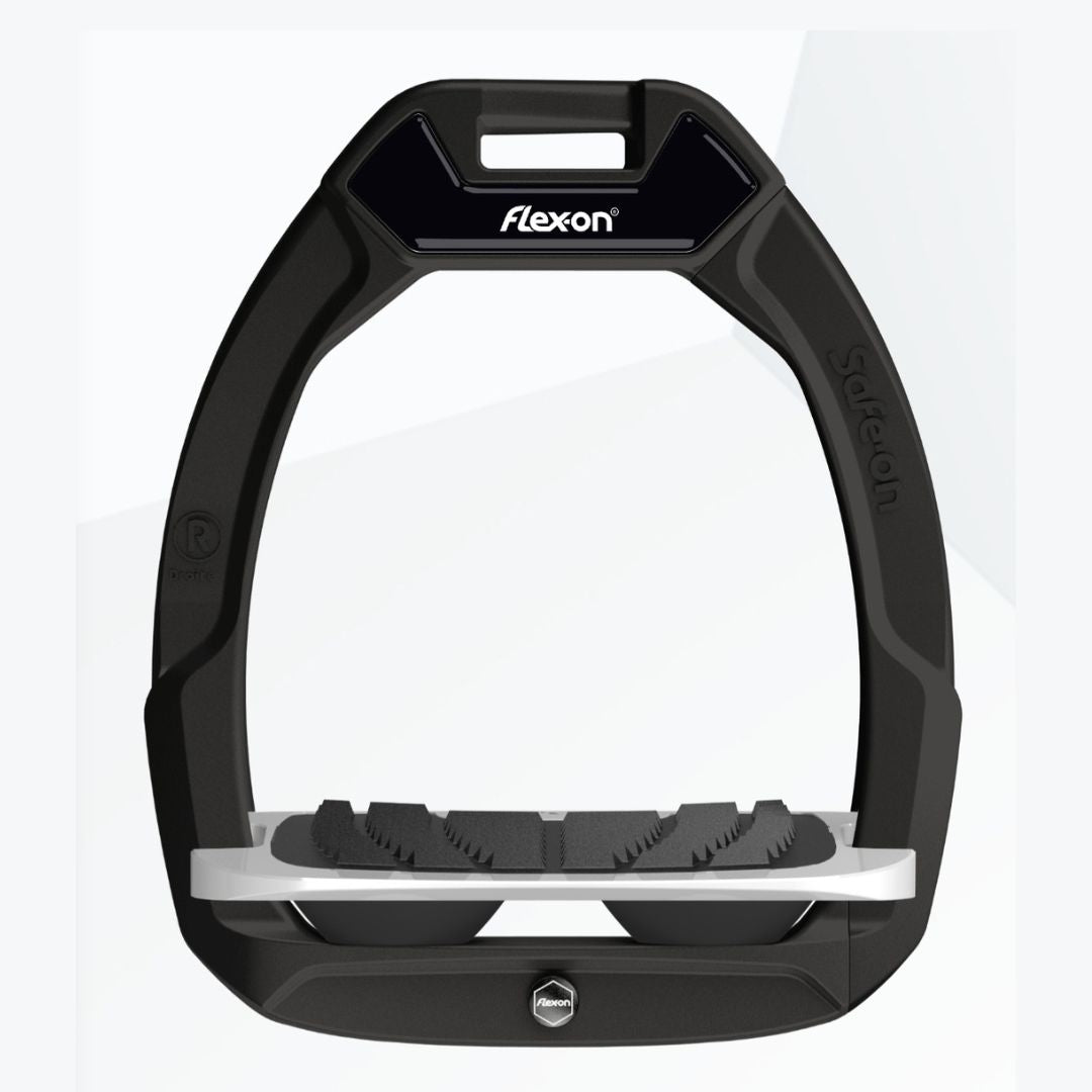 Customizable Flex on SafeOn Safety Stirrups - Adjustable & Secure Horse Riding Stirrups for Equestrians - Perfect for Trail Riding, Dressage & Jumping