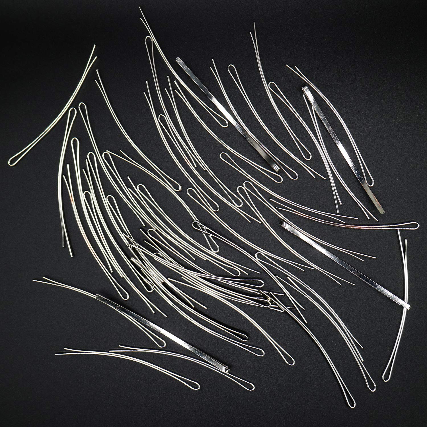 50 Pcs Jumbo Bobby Pins - Strong Metal Hair Clips for Thick Hair Styling